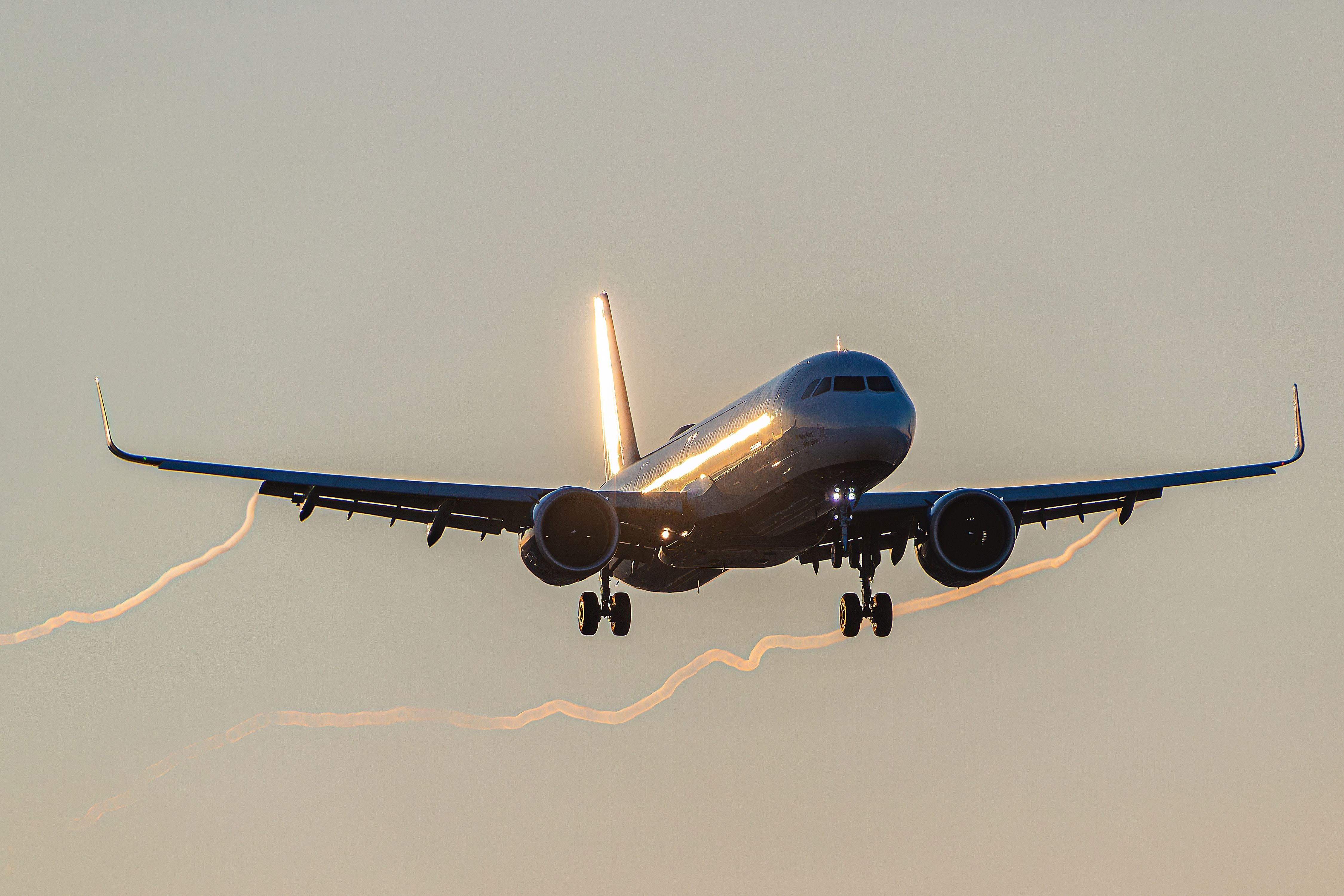 Airbus A321neo Sunrise Landing