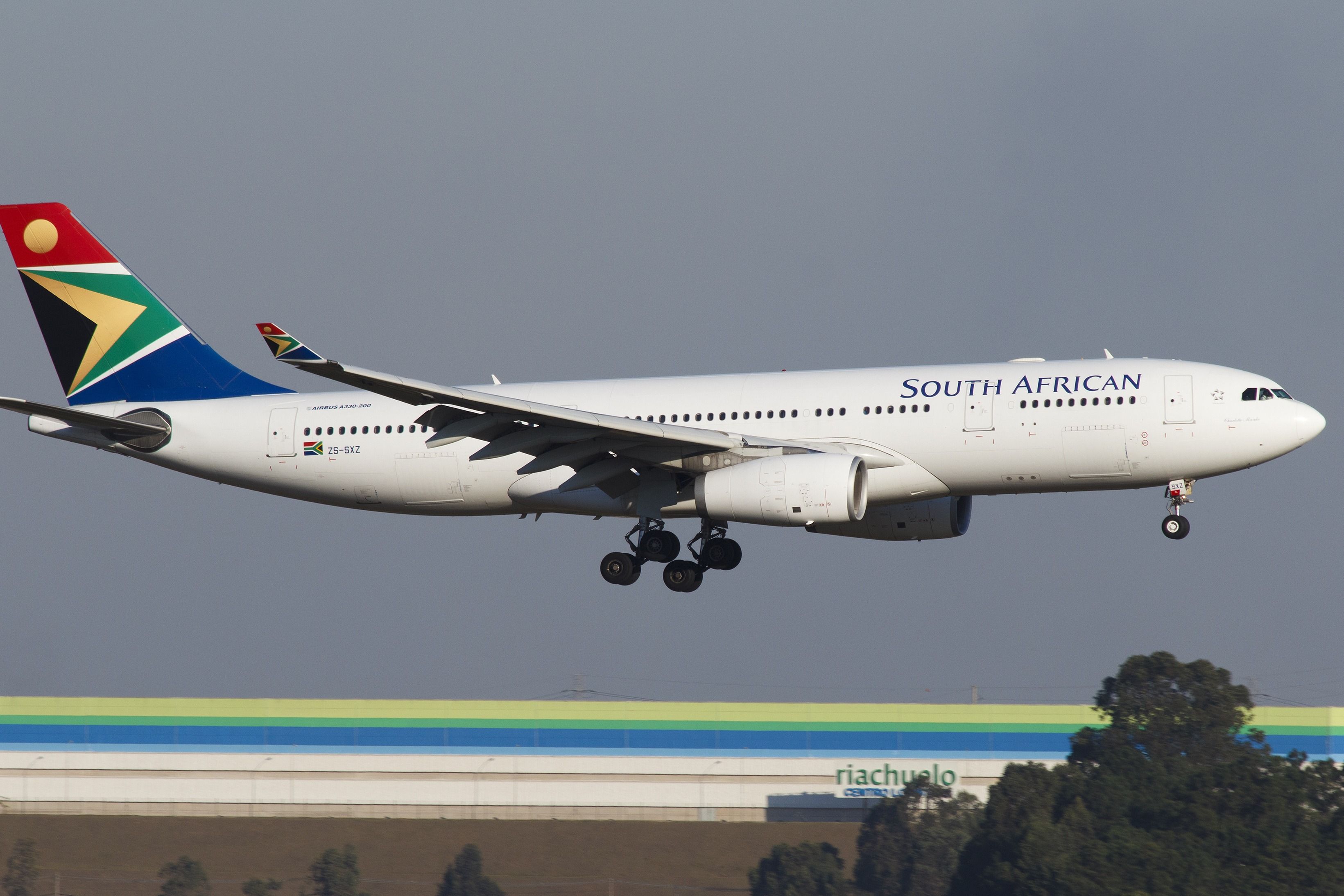 South African Airways Airbus A330 in Sao Paulo