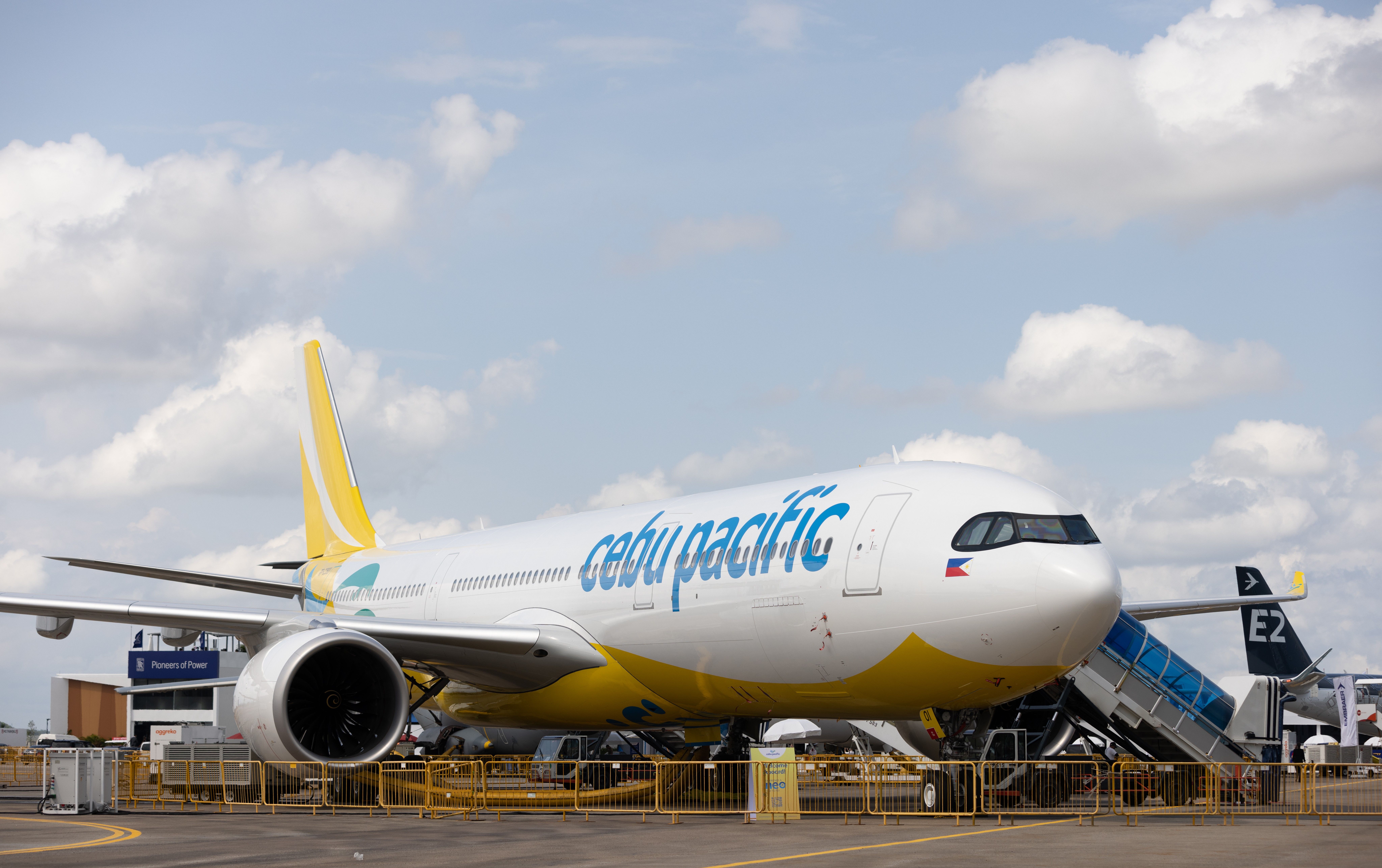 A Cebu Pacific Airbus A330-900 Parked In Singapore.