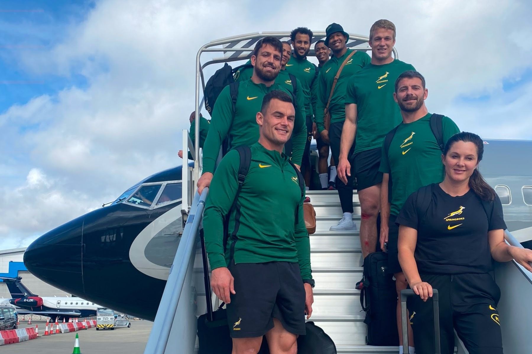 Emirates Flies The Springboks Rugby World Cup Winners Back To South Africa