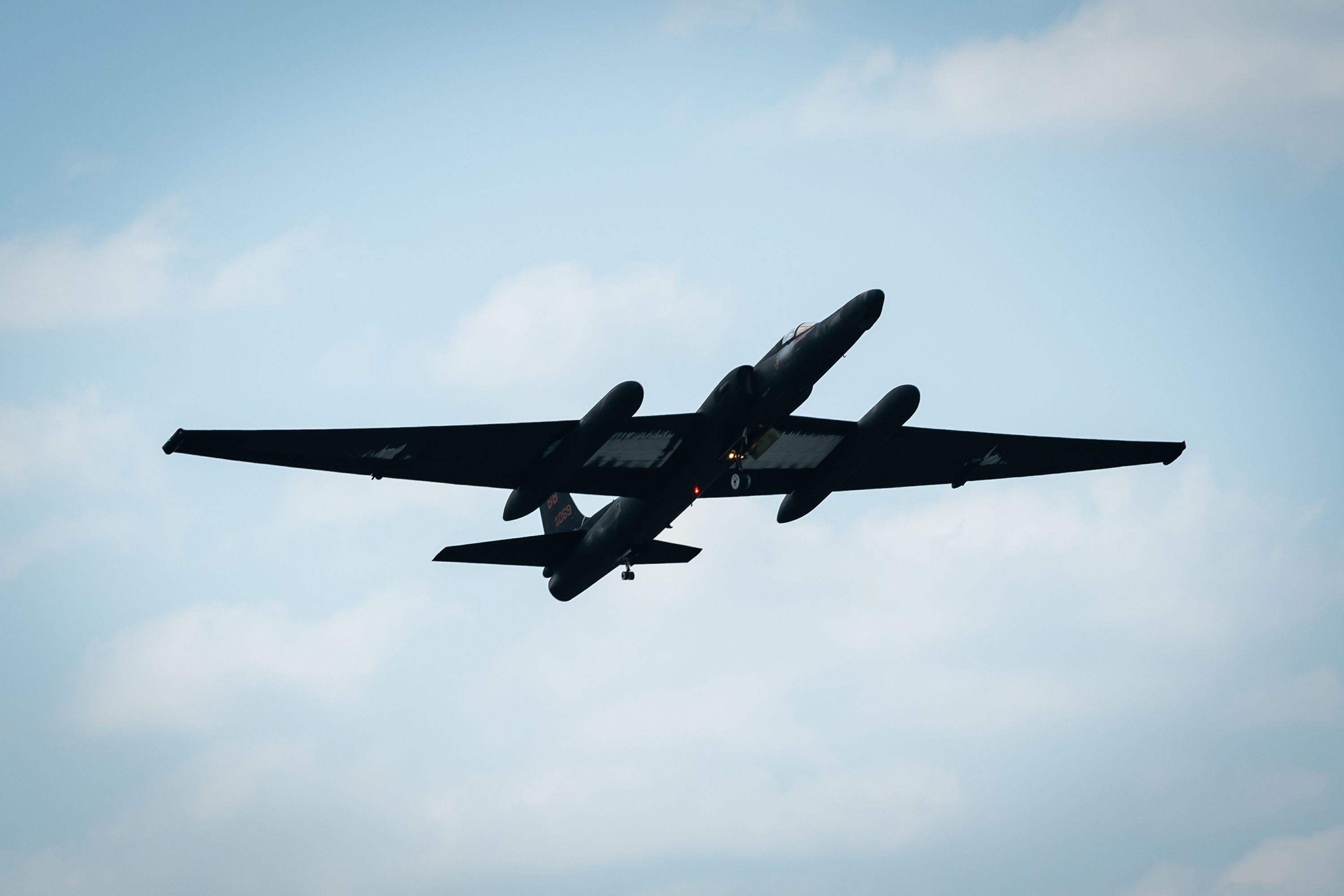 A Lockheed Martin U-2 spy plane taking off