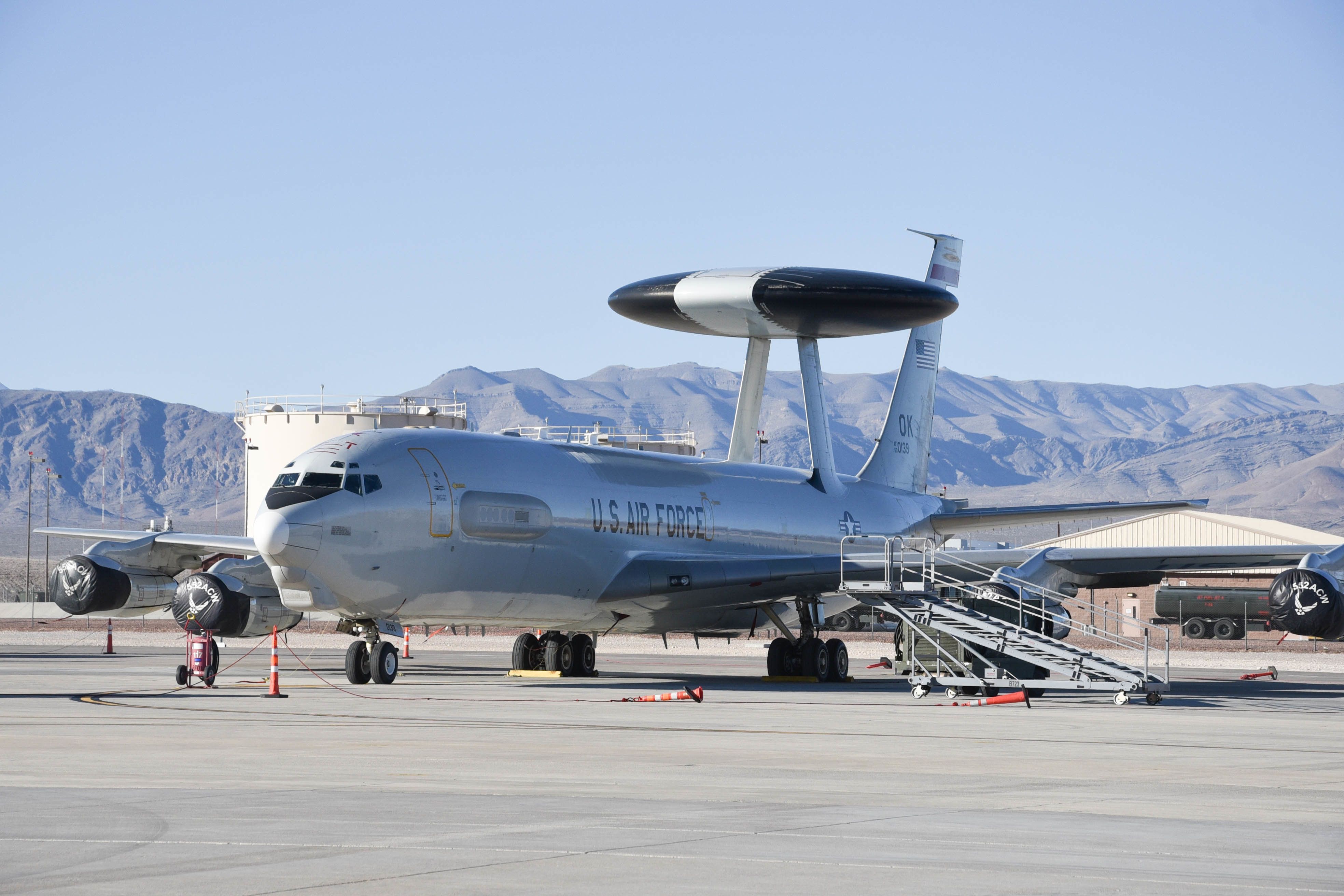 The E-3 Sentry is a modified Boeing 707/320