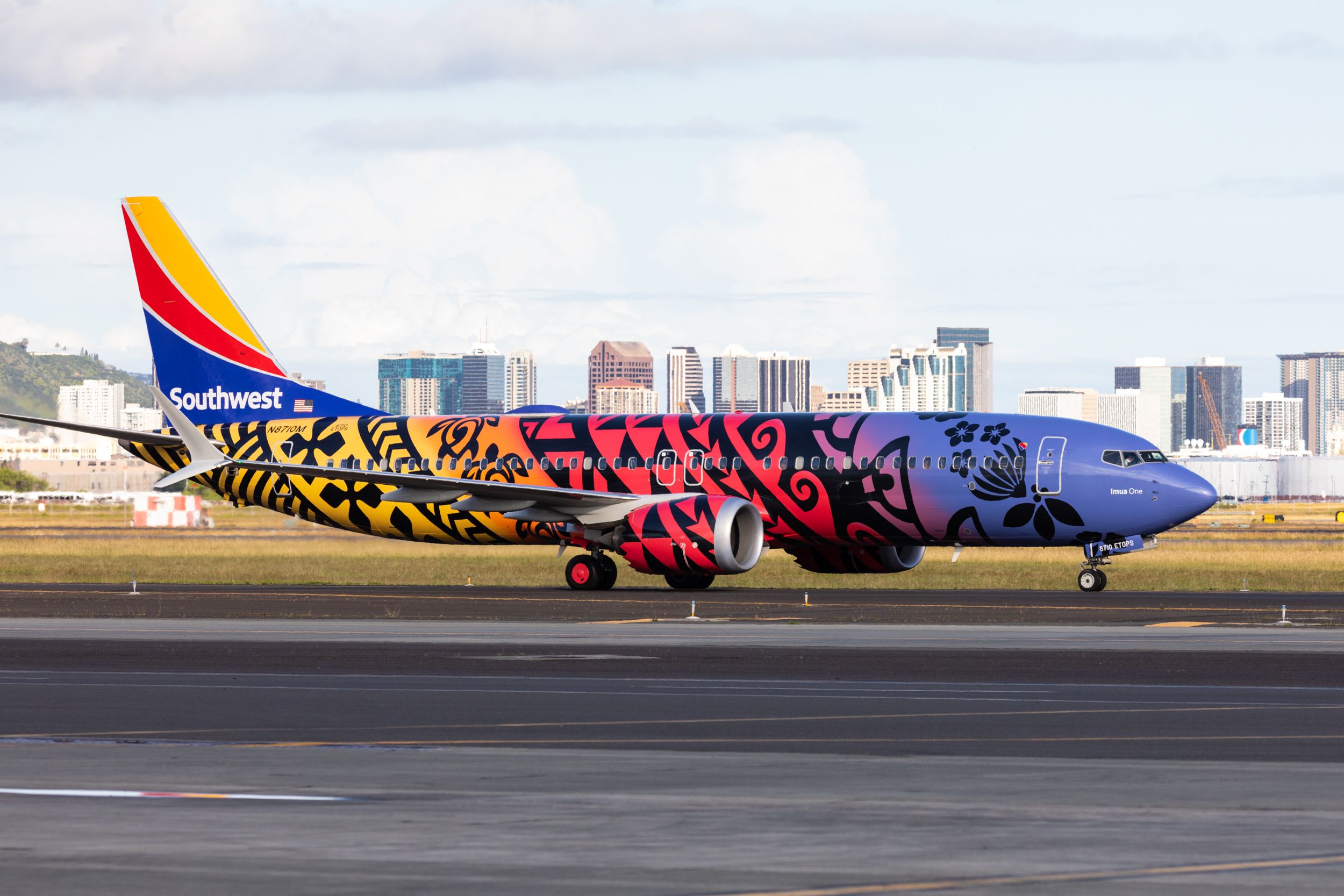 A Southwest Boeing 737 MAX8.