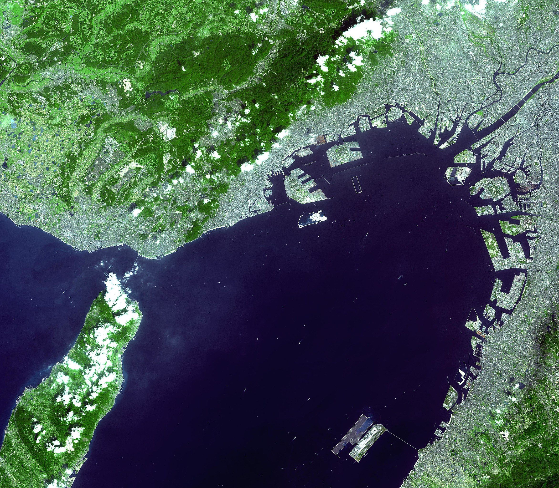 Kansai satelitte view