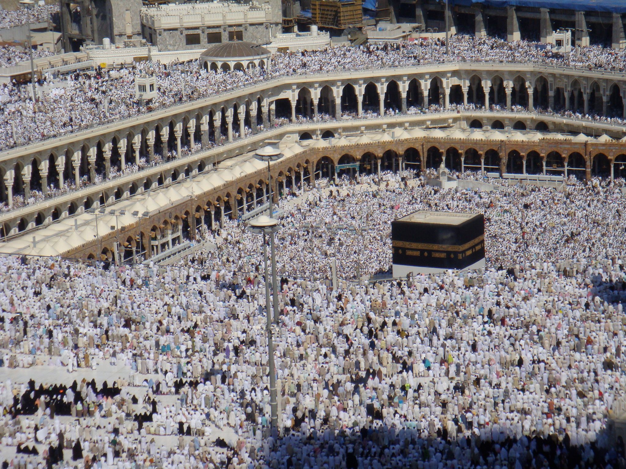 The Kaaba at the start of Hajj