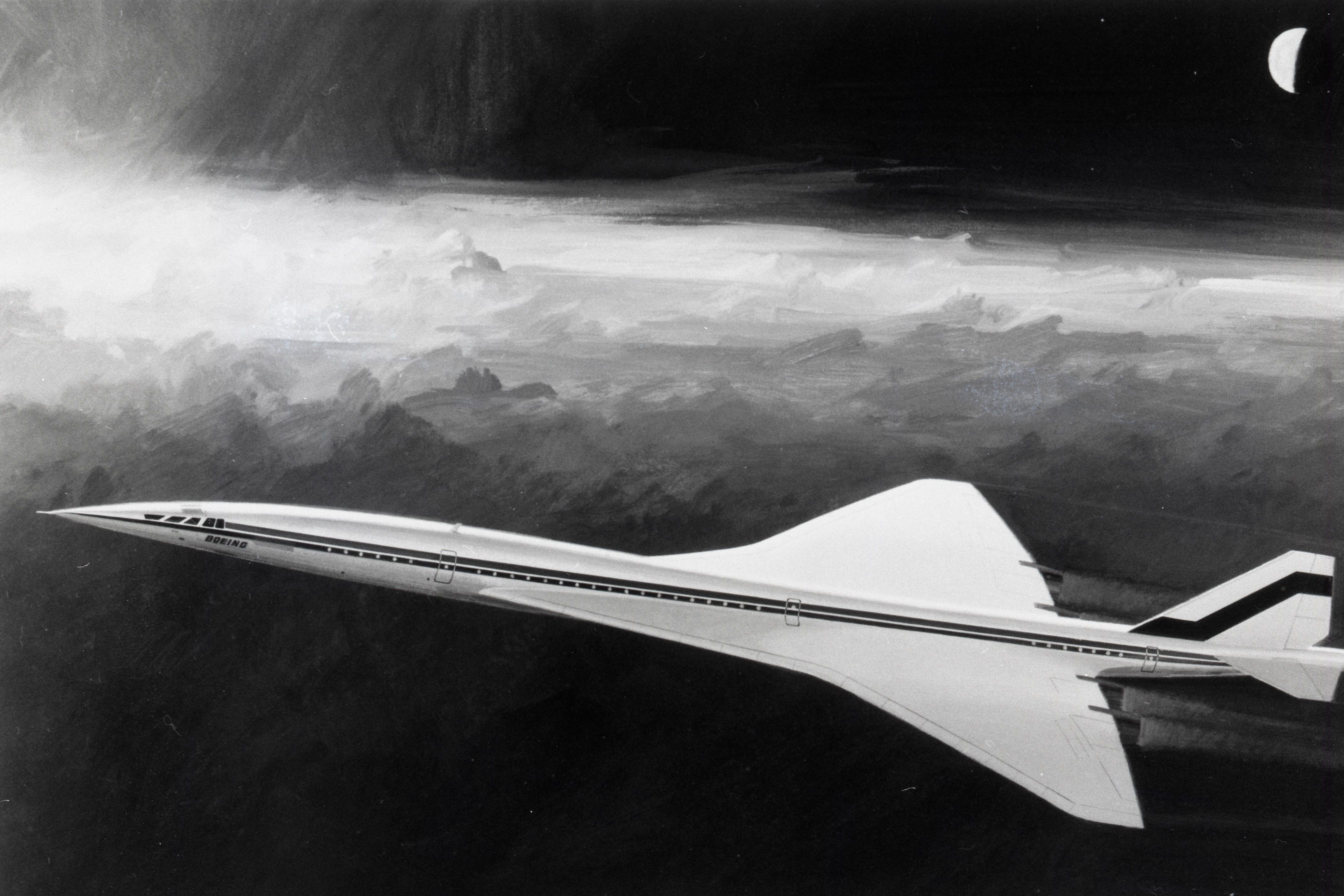 A sketch of the Boeing 2707.