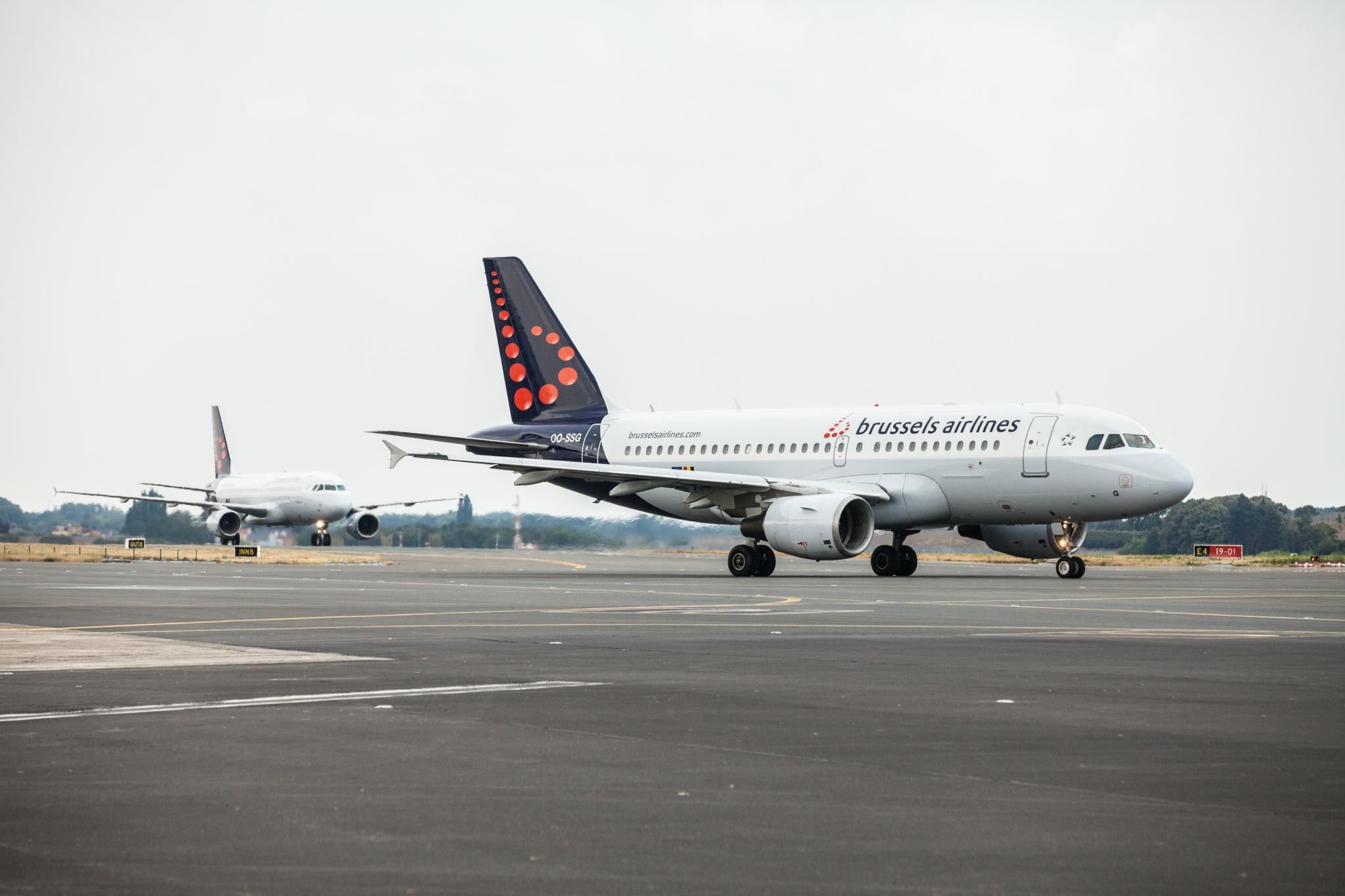 Brussels Airlines Airbus A319.