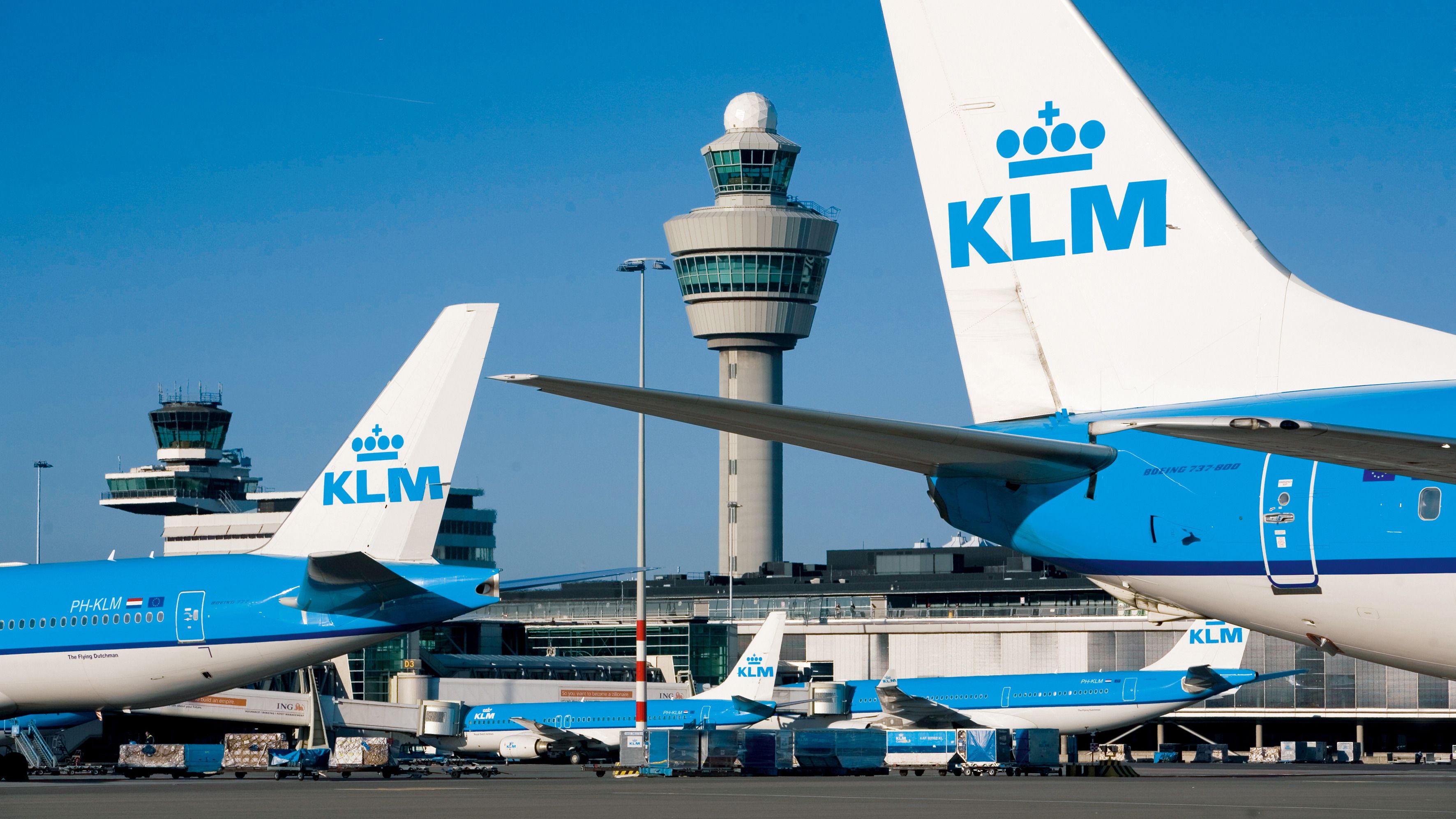 KLM Boeing 737s in Amsterdam 