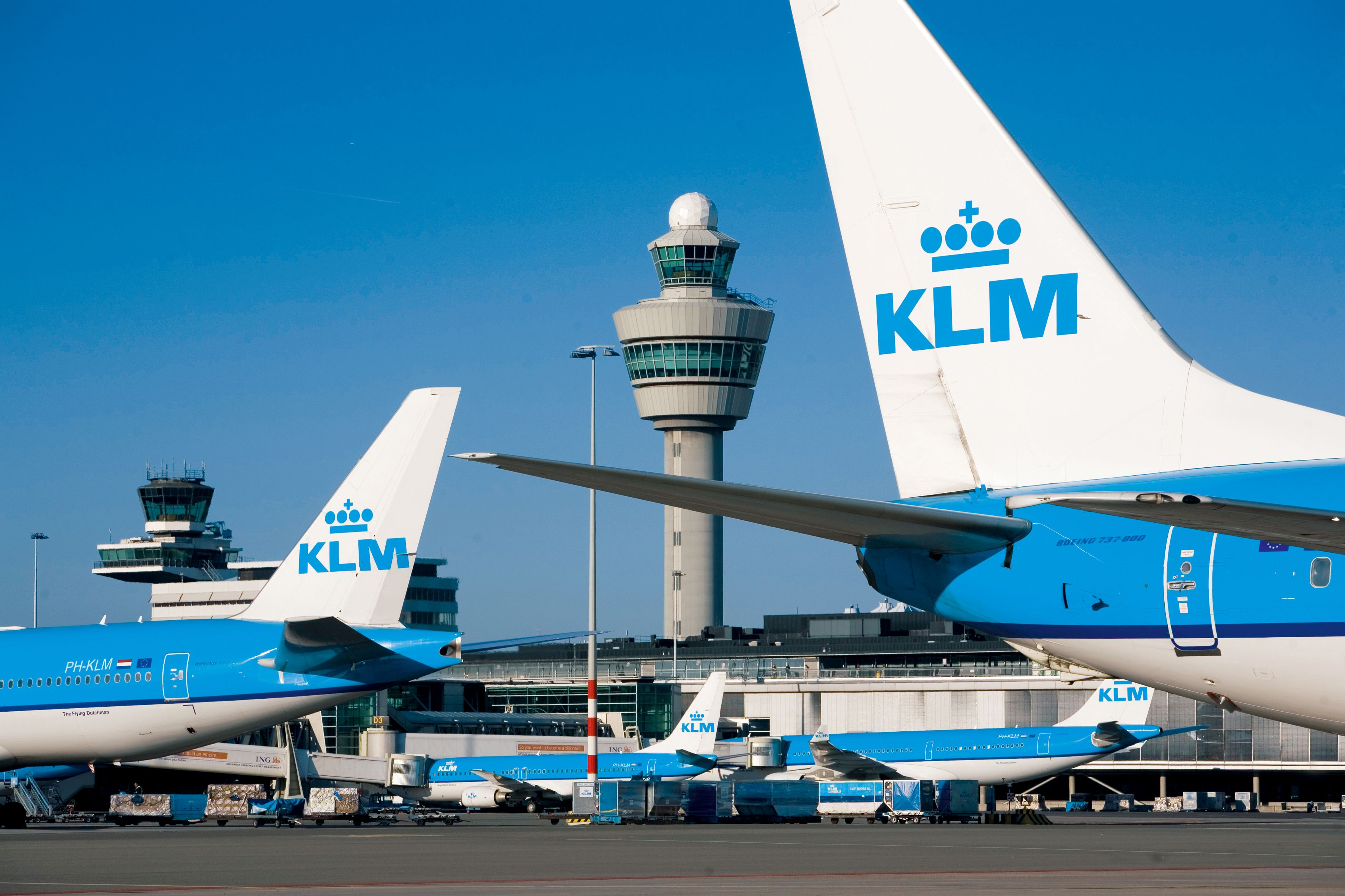 KLM Boeing 737s in Amsterdam 