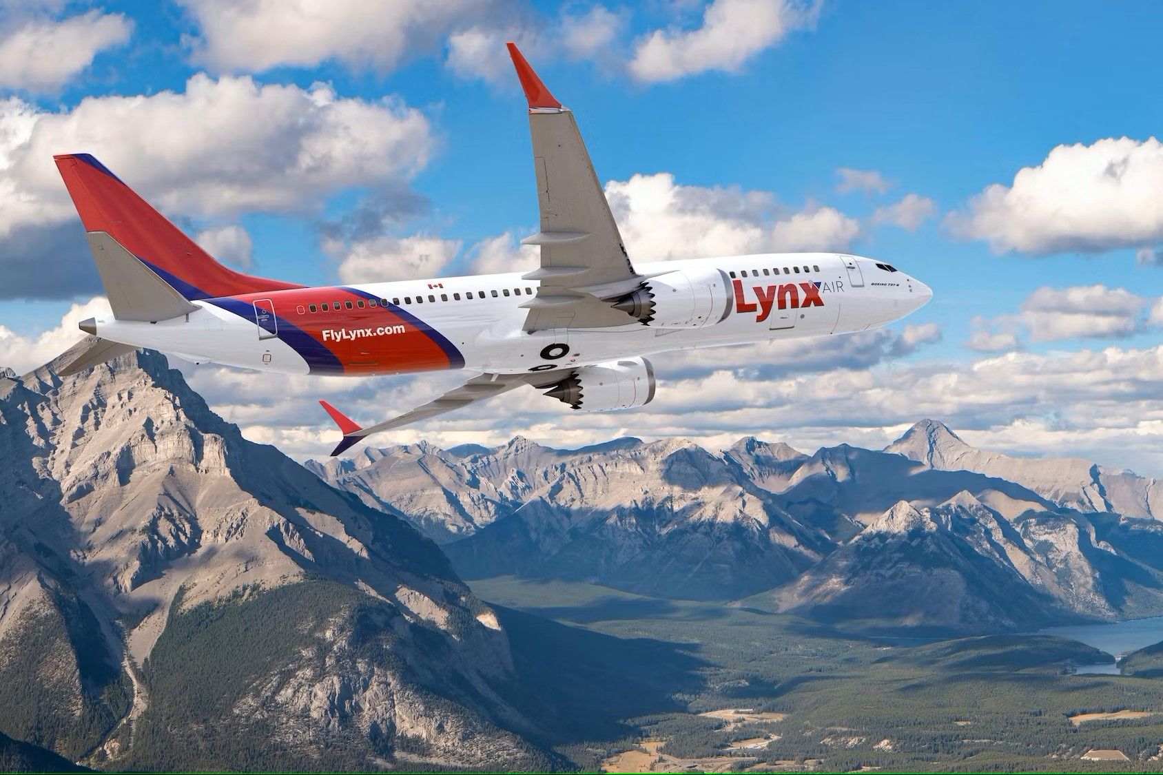 Lynx Air 737 MAX rendering