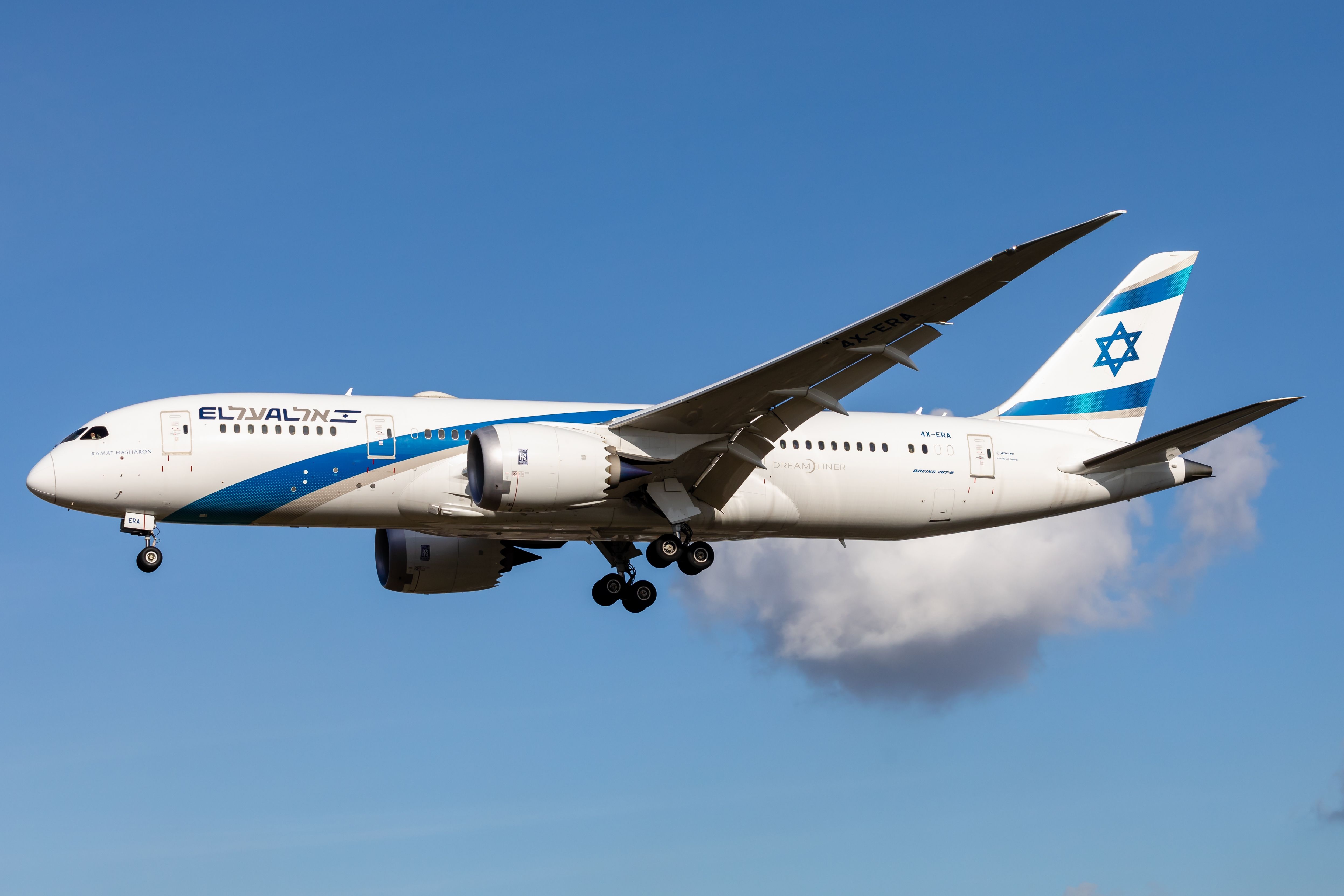 An El Al Boeing 787 aircraft 