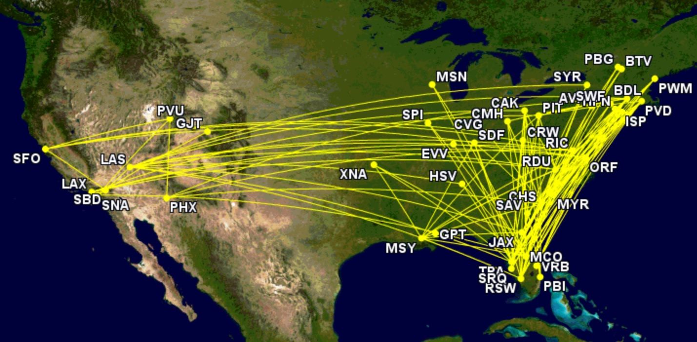 Breeze's December-March 2023 network