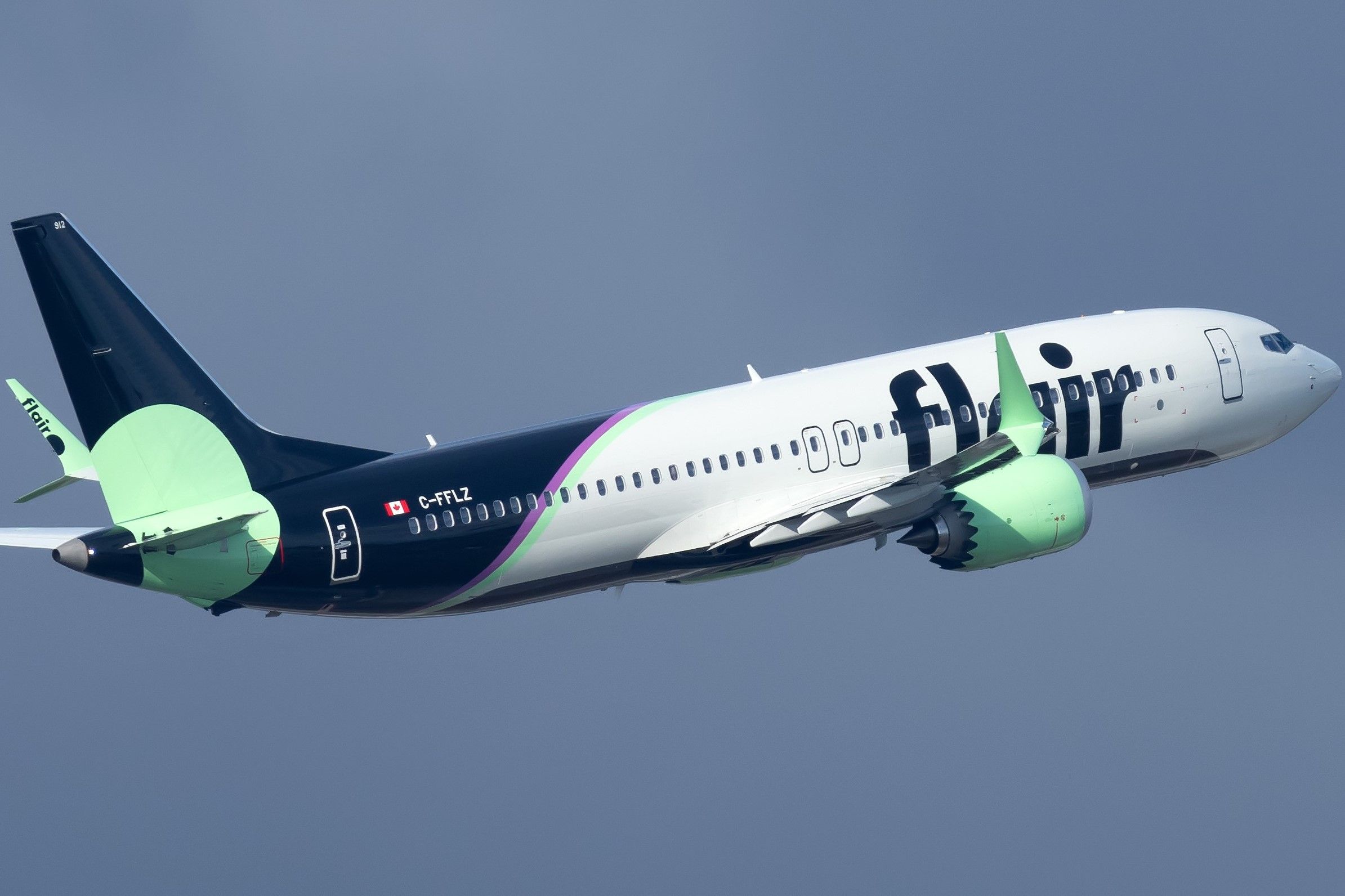 C-FFLZ Flair Airlines Boeing 737 MAX 8 3 2