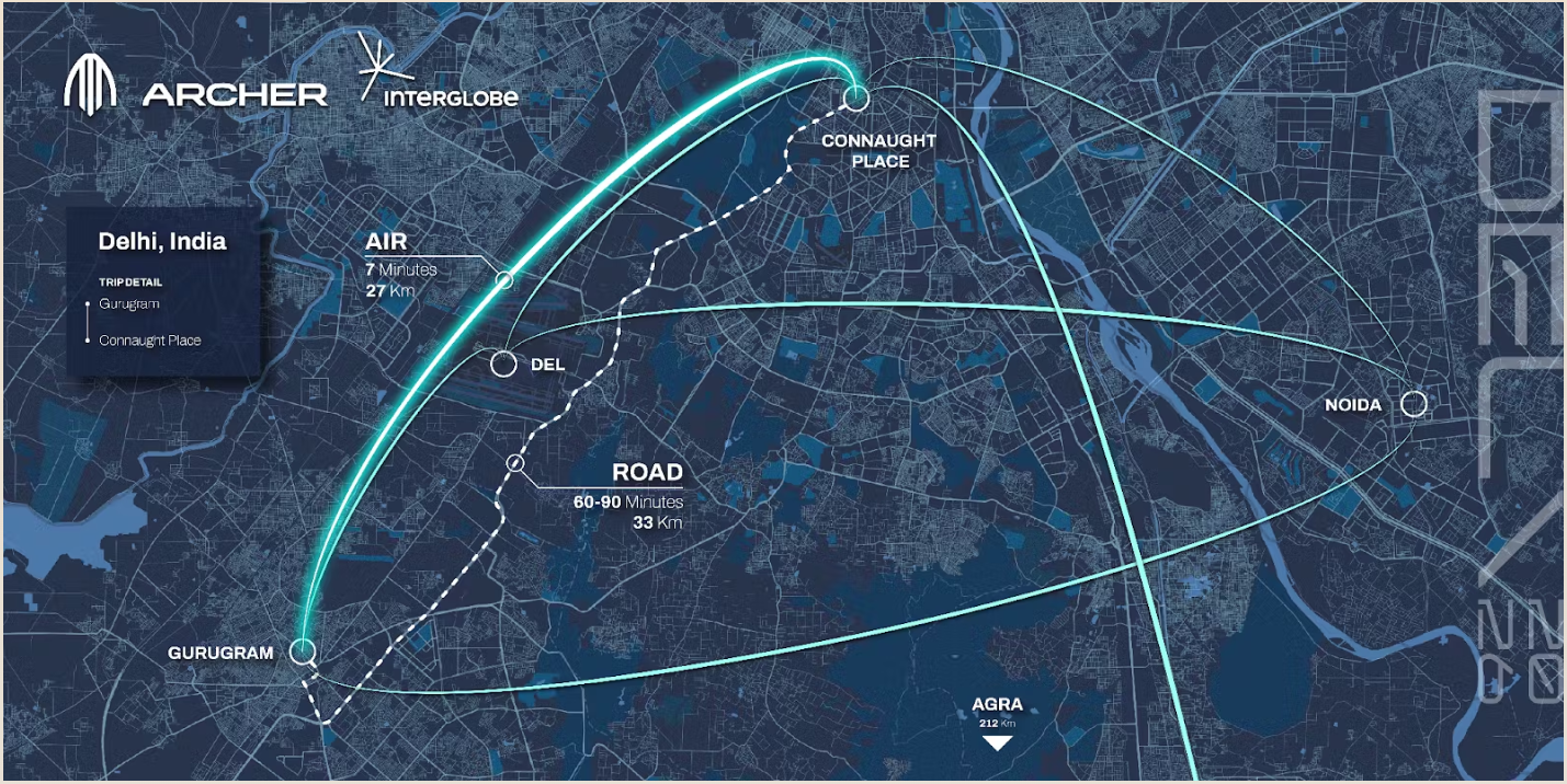 Flight map