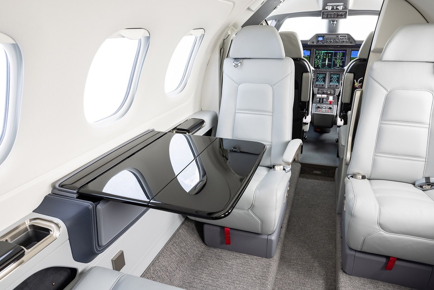 Embraer Phenom 100EX cabin tables