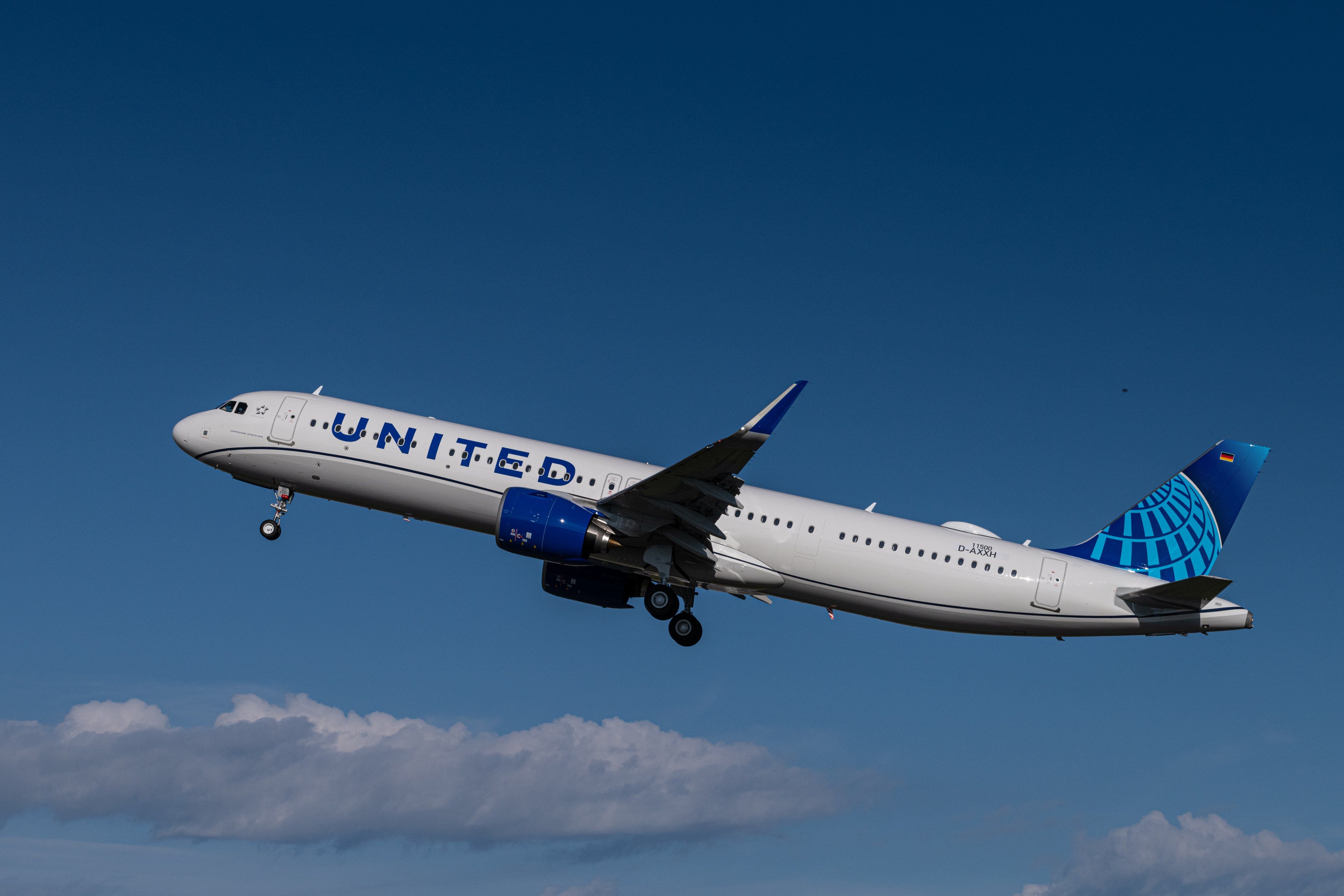 United Airlines new Airbus A321neo.