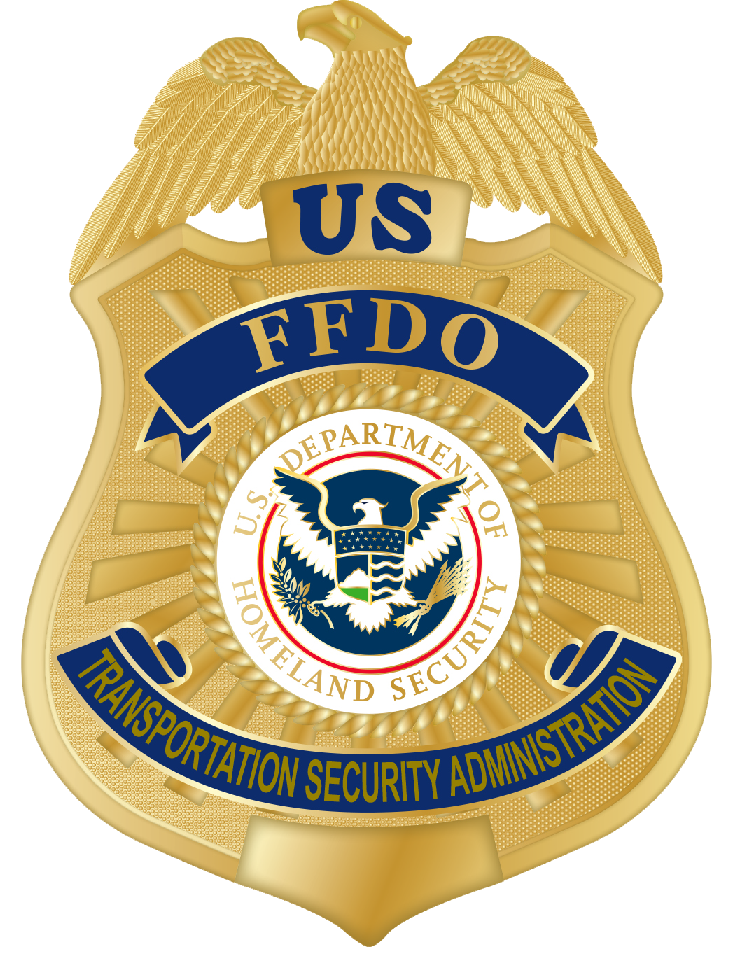 A Federal Flight Deck Officer badge.