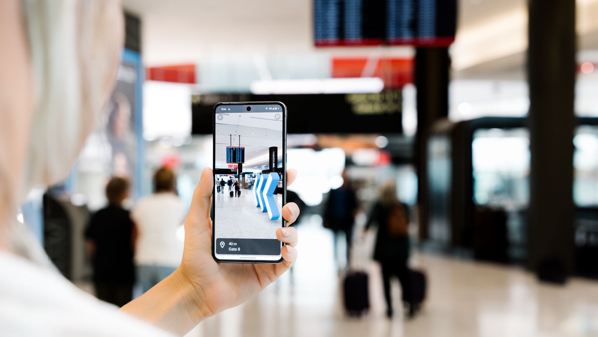 Sydney Airport Google Maps Indoor Live View Rendering