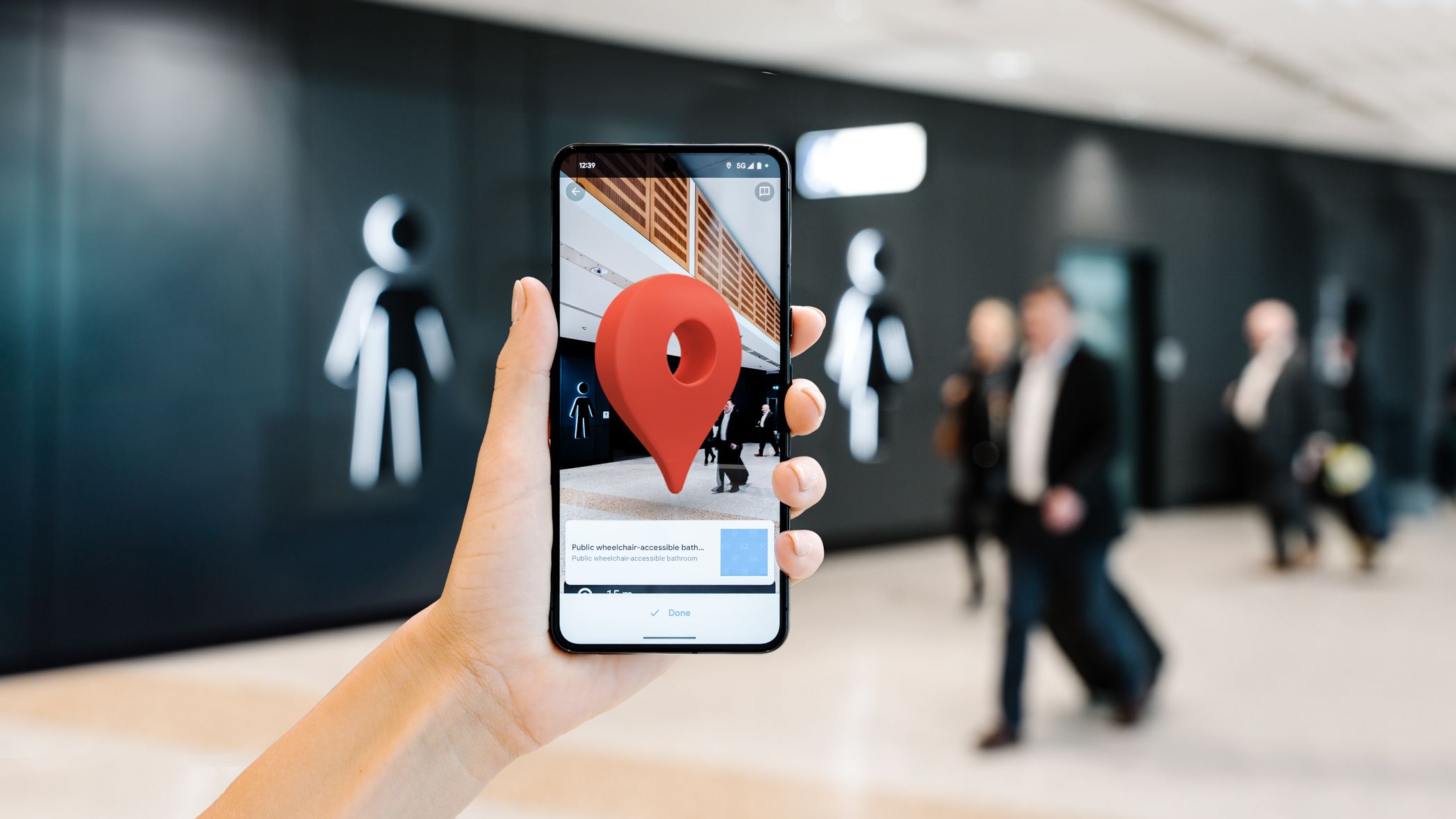 Sydney Airport Google Maps Indoor Live View Rendering