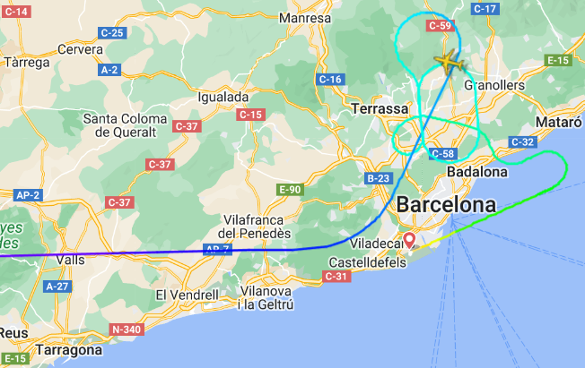 Rome-Bound Iberia Airbus A320 Diverts To Barcelona Following Loss Of ...