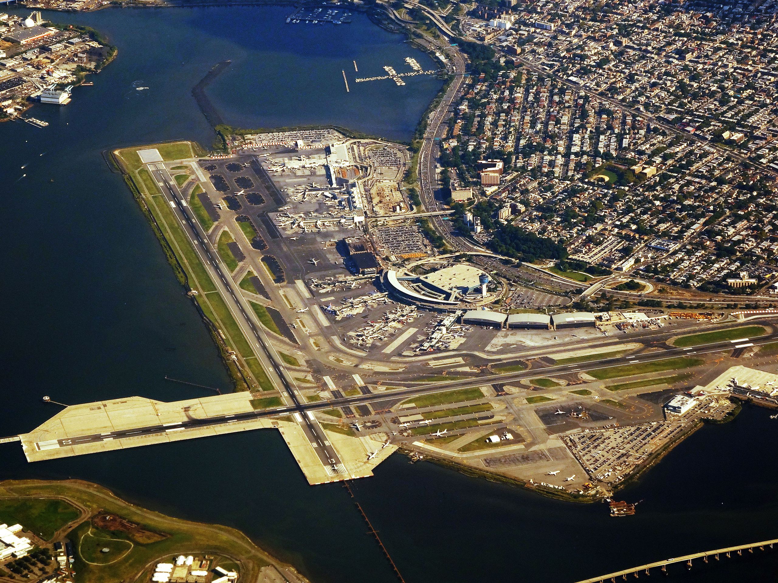New York LaGuardia Airport Aerial View
