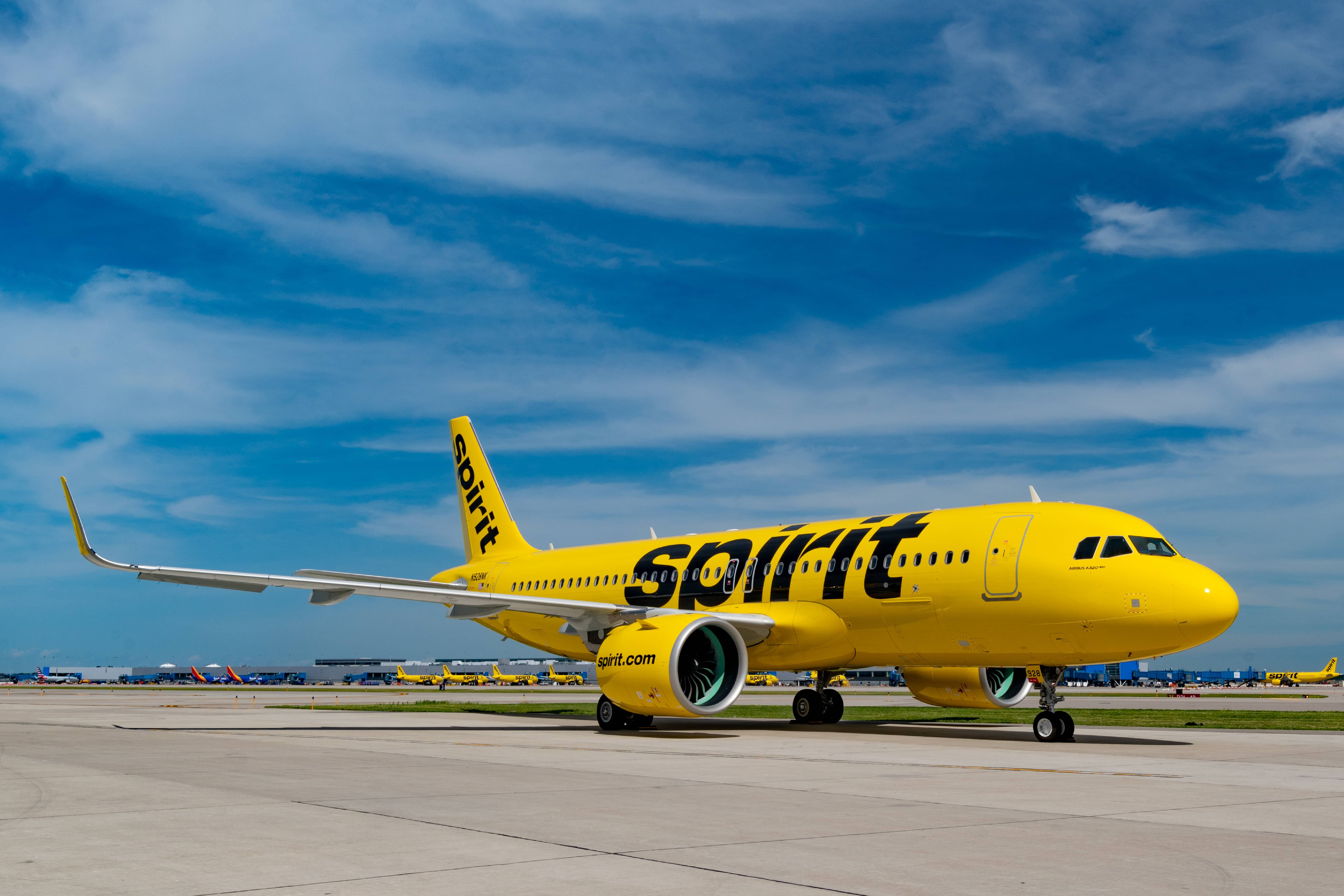 Spirit Airlines Airbus A320 aircraft