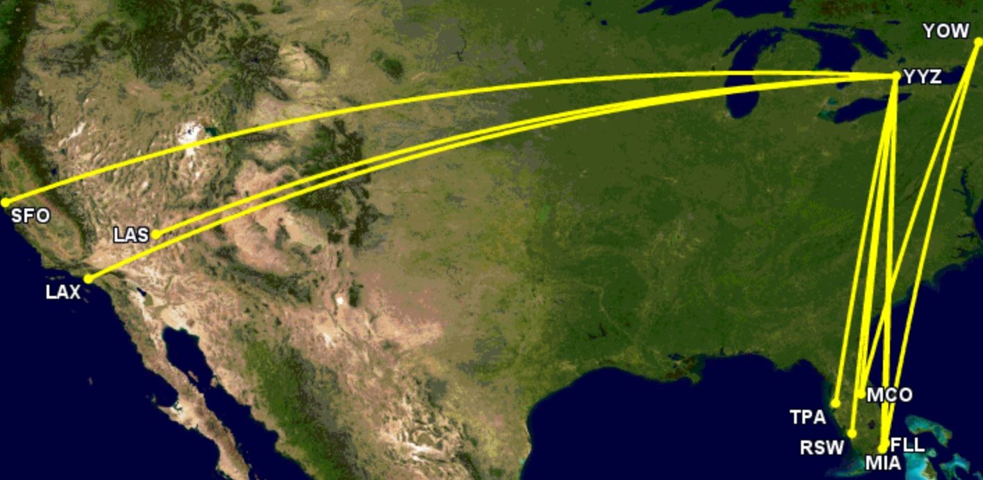 Porter's E2 US network 