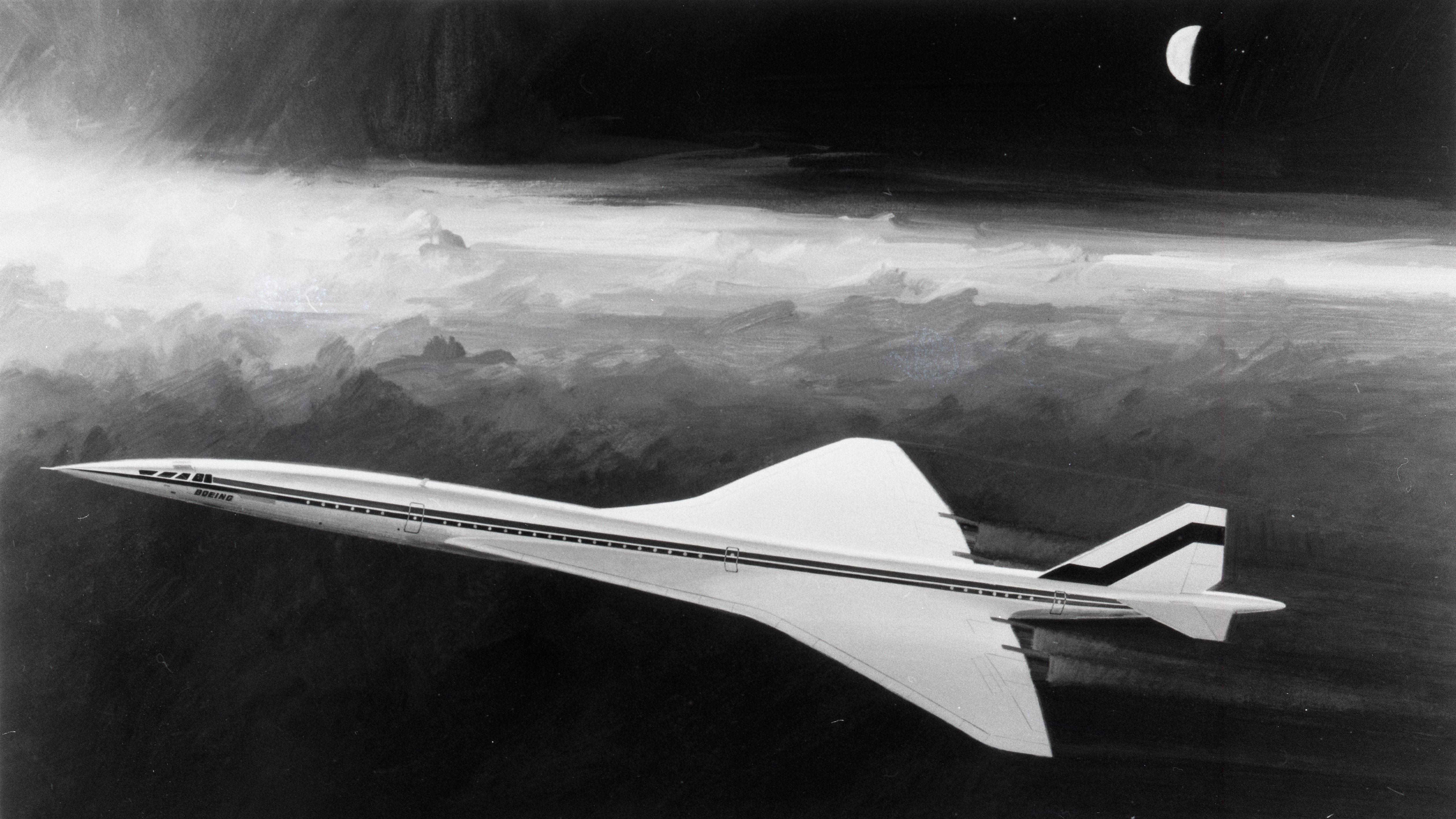 A sketch of the Boeing 2707.