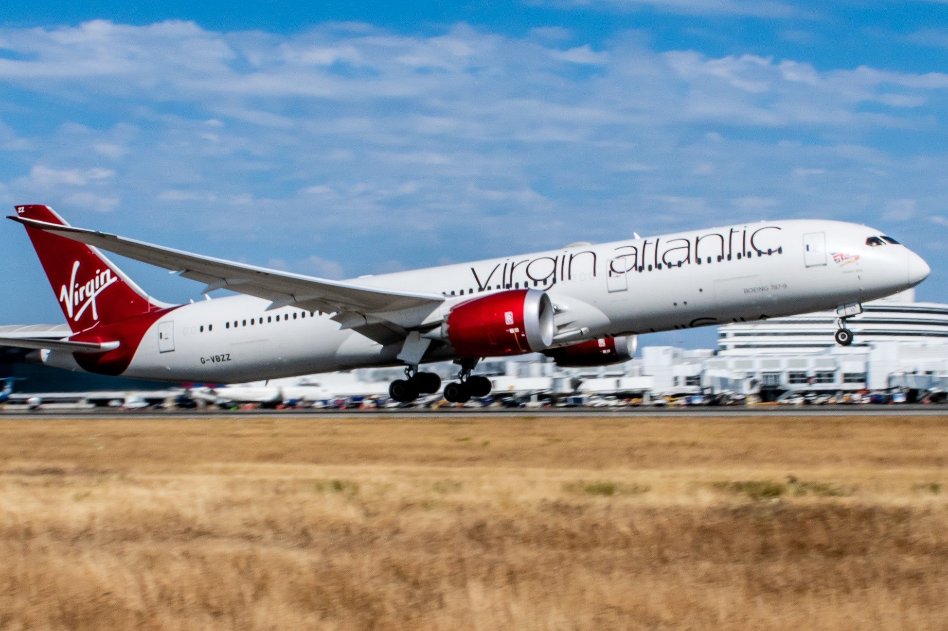 Virgin Atlantic Boeing 787 Taking Off