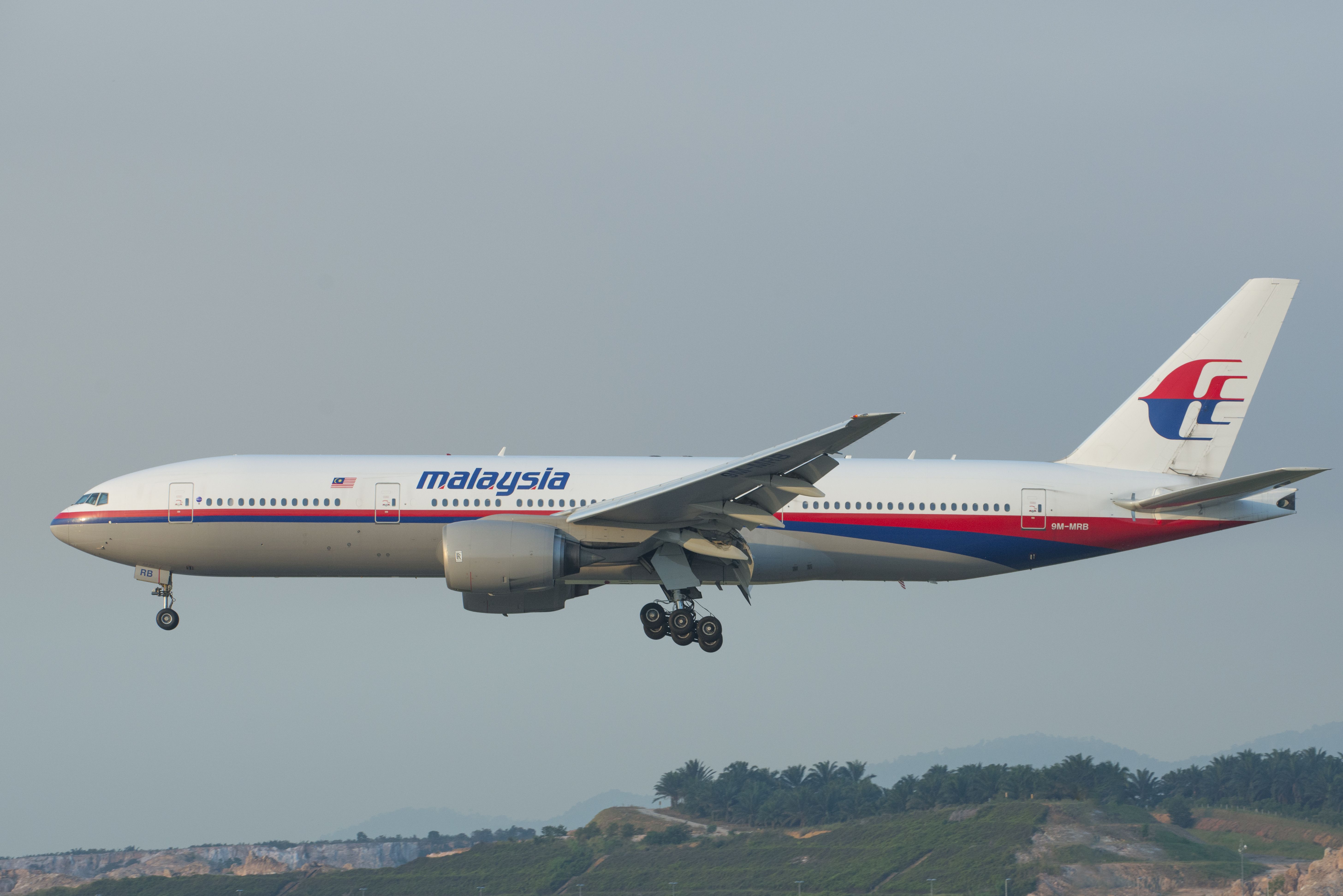 Malaysia Airlines Boeing 777-200ER.