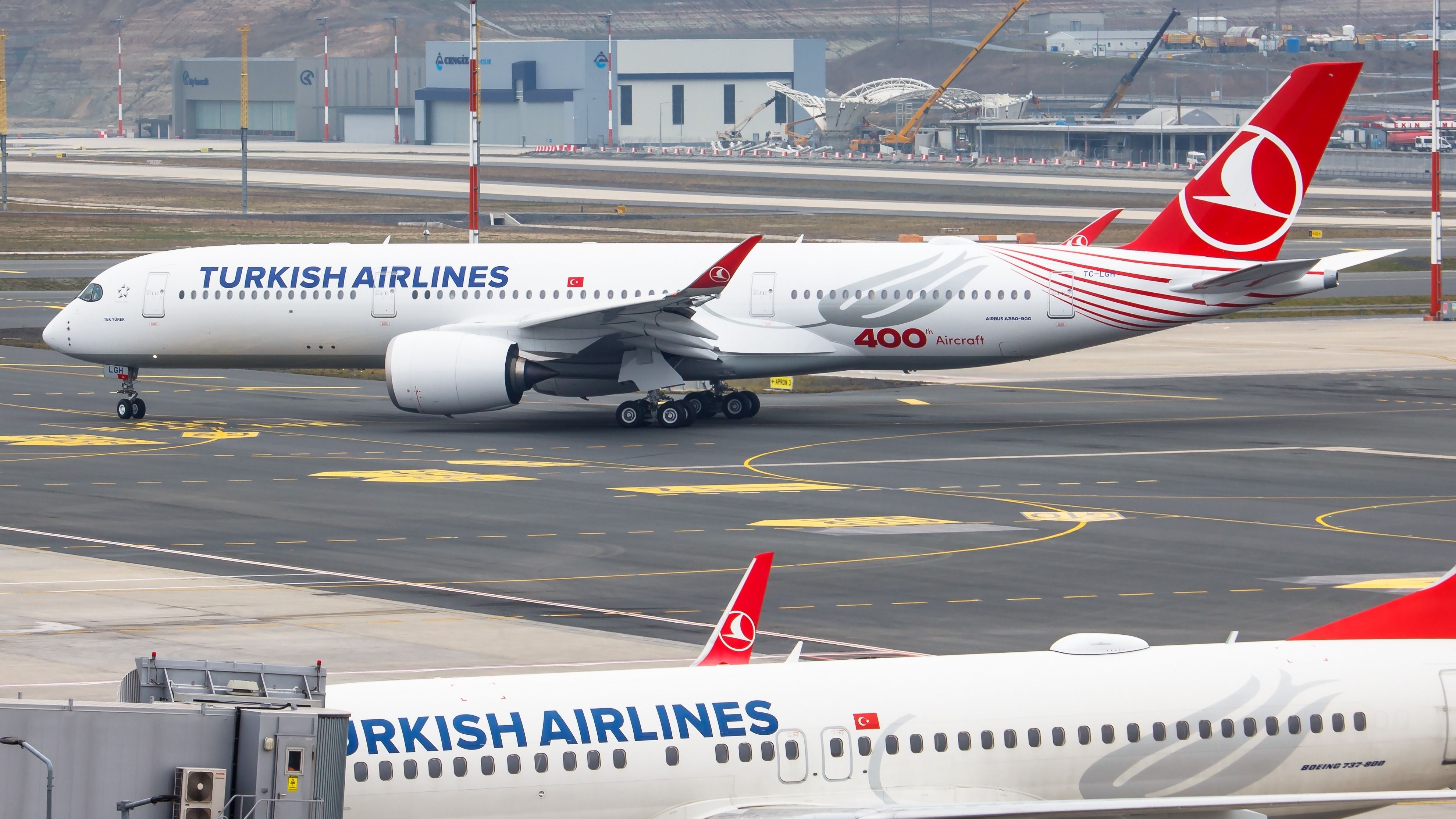 Turkish Airlines A350 aircraft