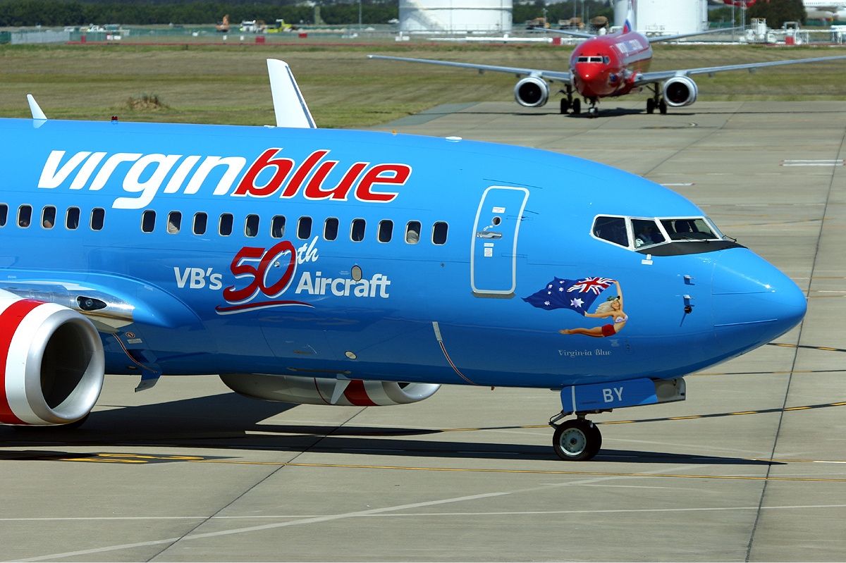 Virgin Blue's 50th aircraft