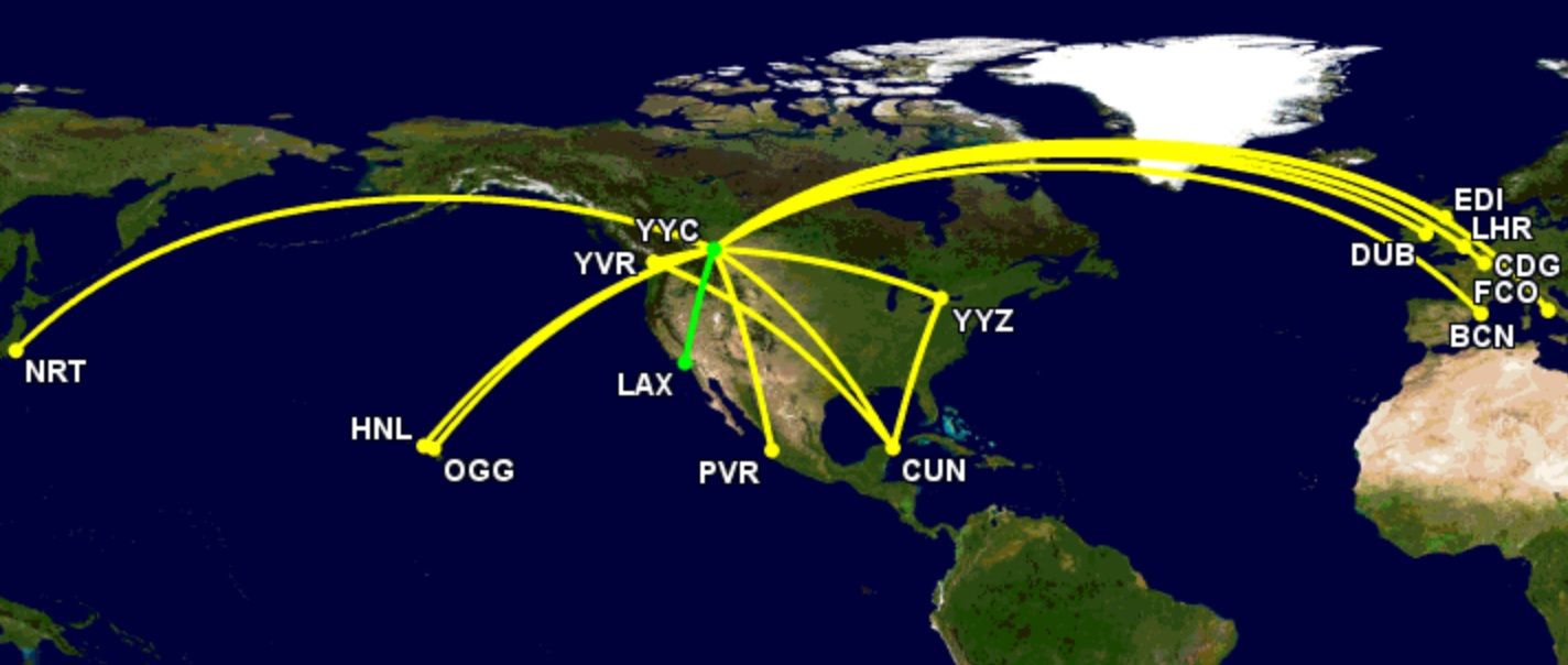 Los Angeles Will WestJet's Shortest Boeing 787 Route