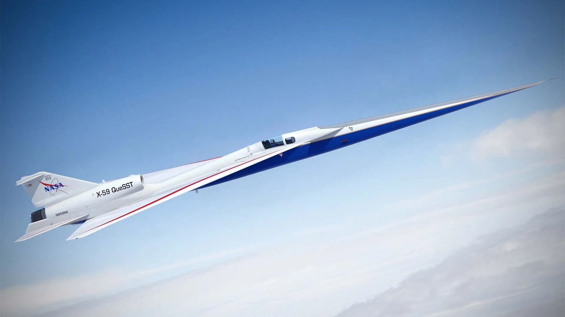 NASA quiet supersonic aircraft.