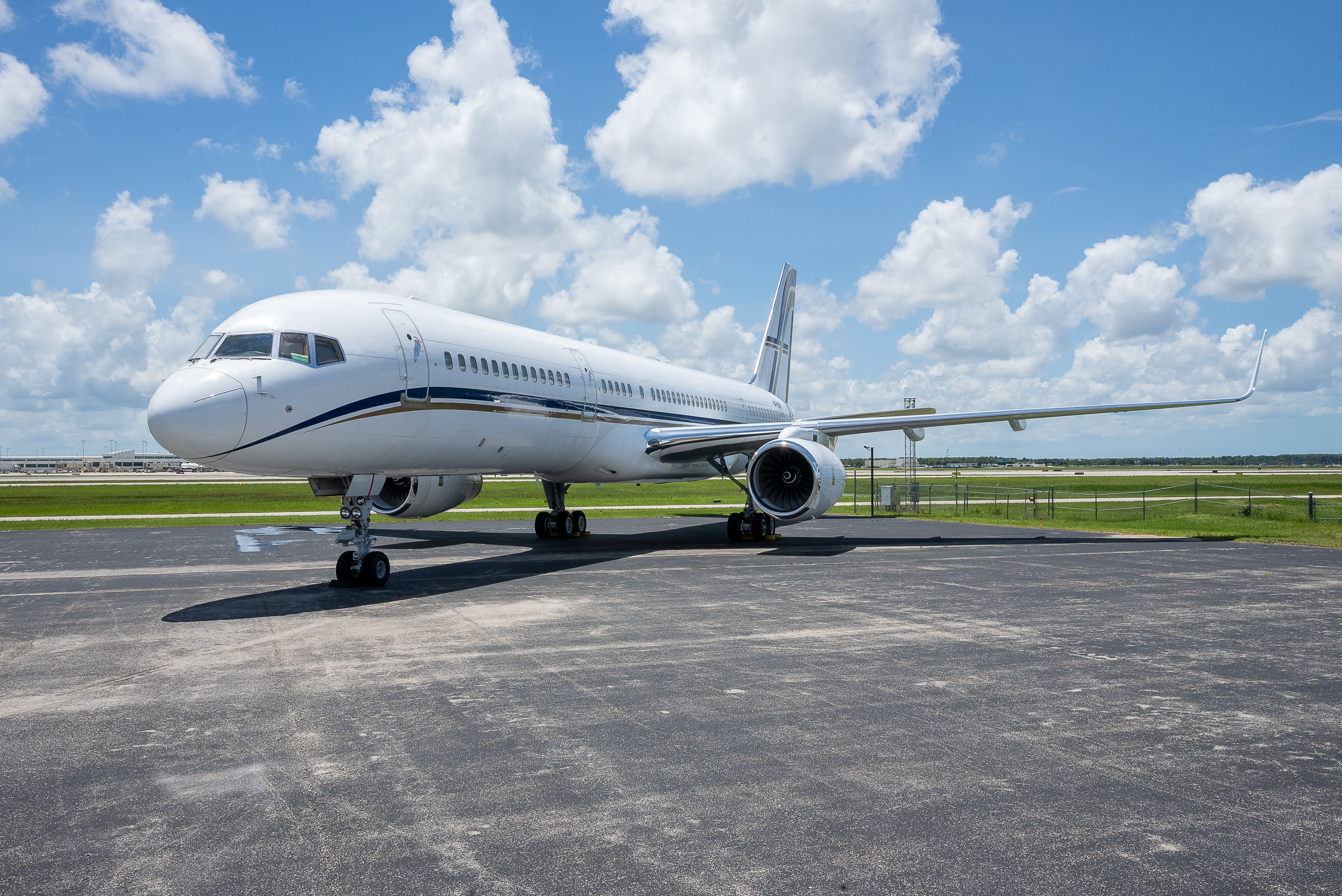 A VIP Boeing 757 aircraft