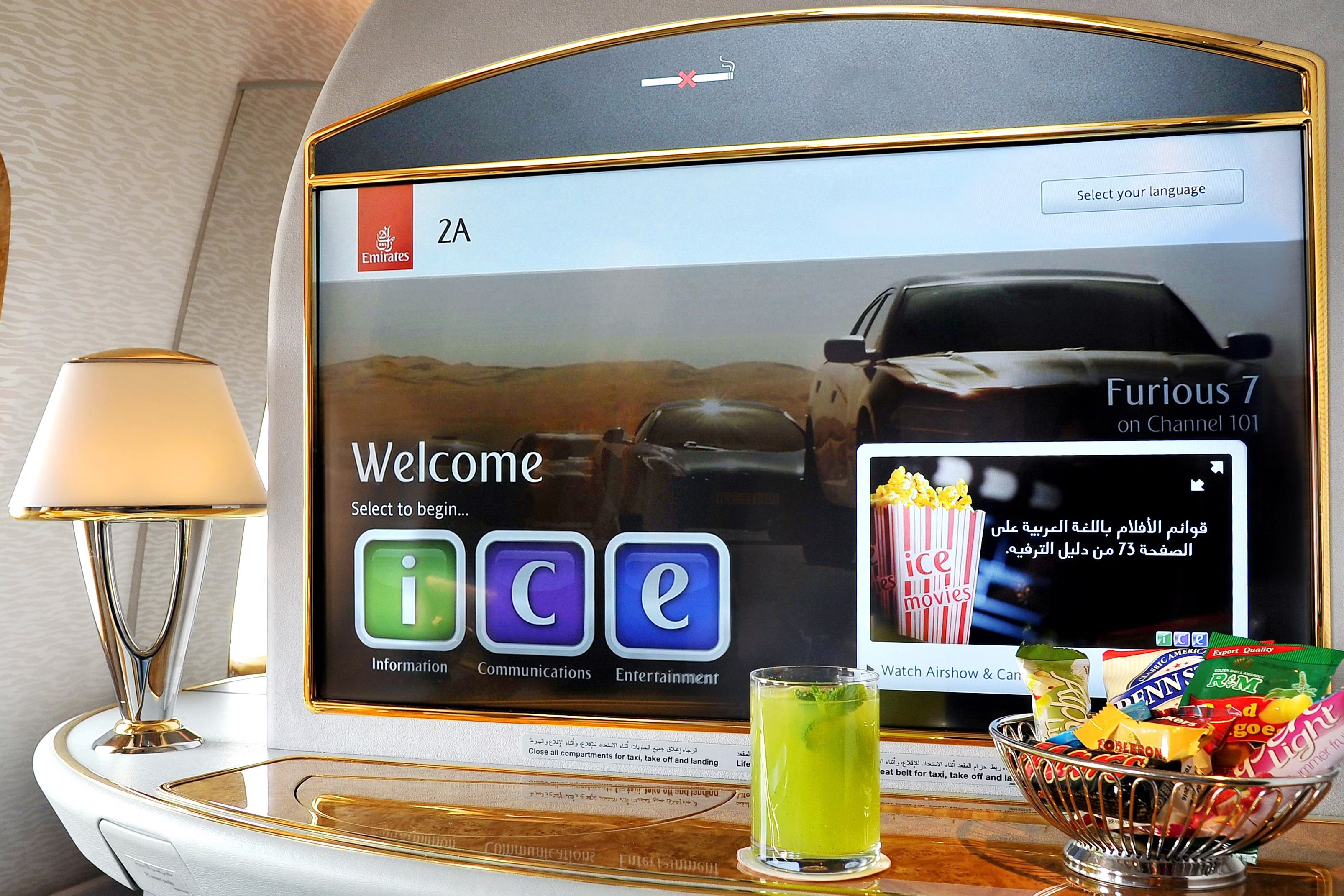 Emirates ICE Entertainment System
