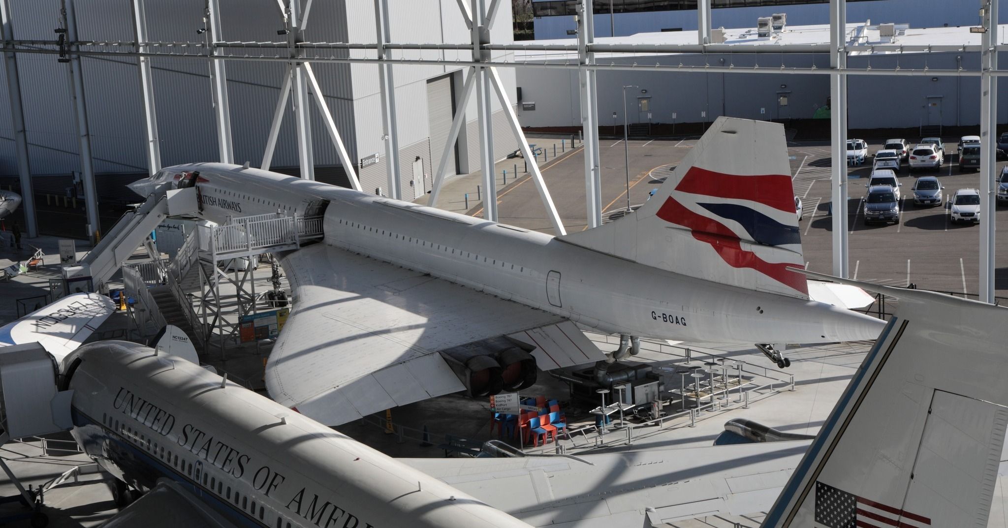 G-BOAG resting at the Museum of Flight in Seattle, Washington.