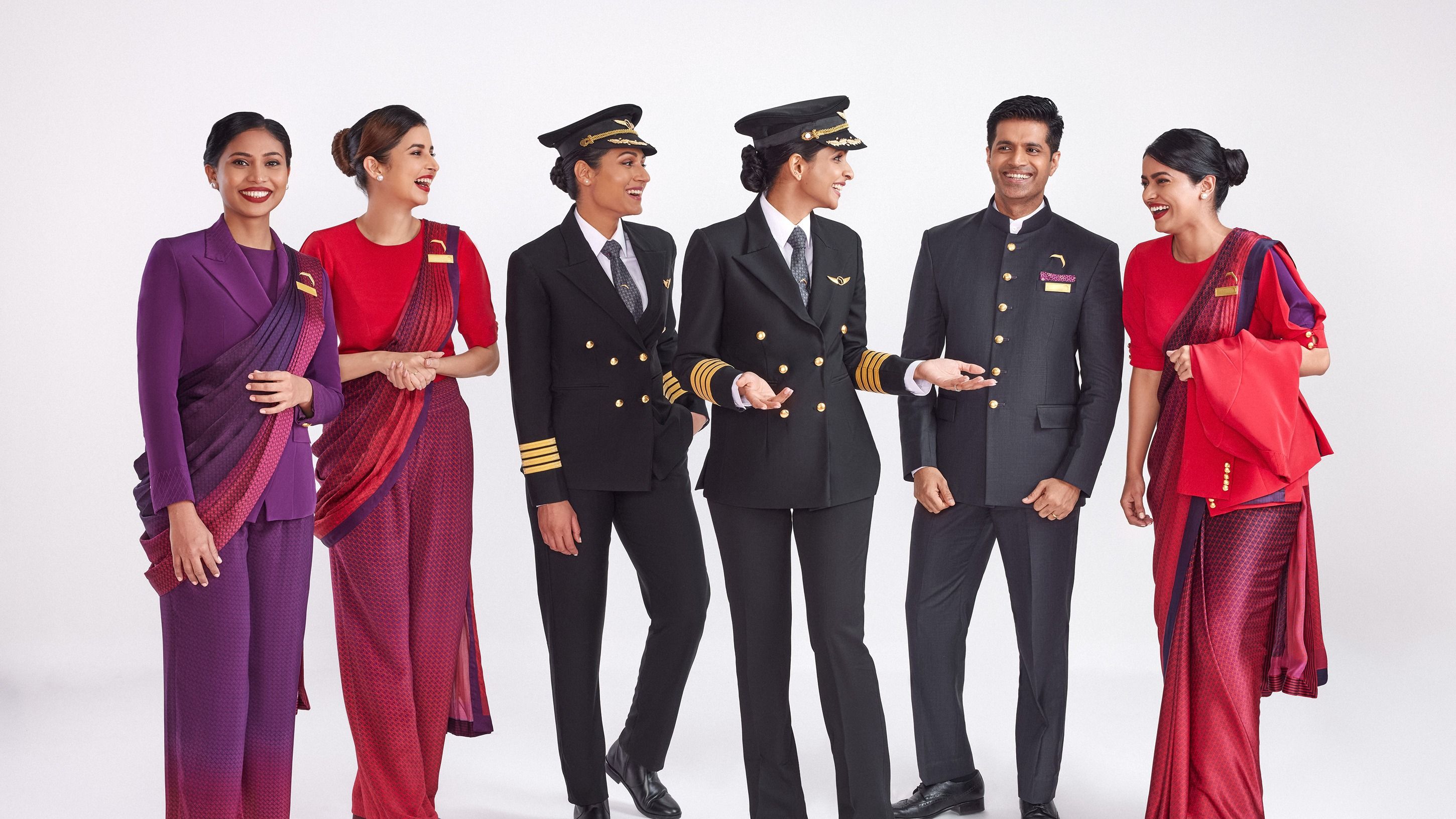Look At Air India Cabin Crew's New Uniform & Its Evolution Over The Years