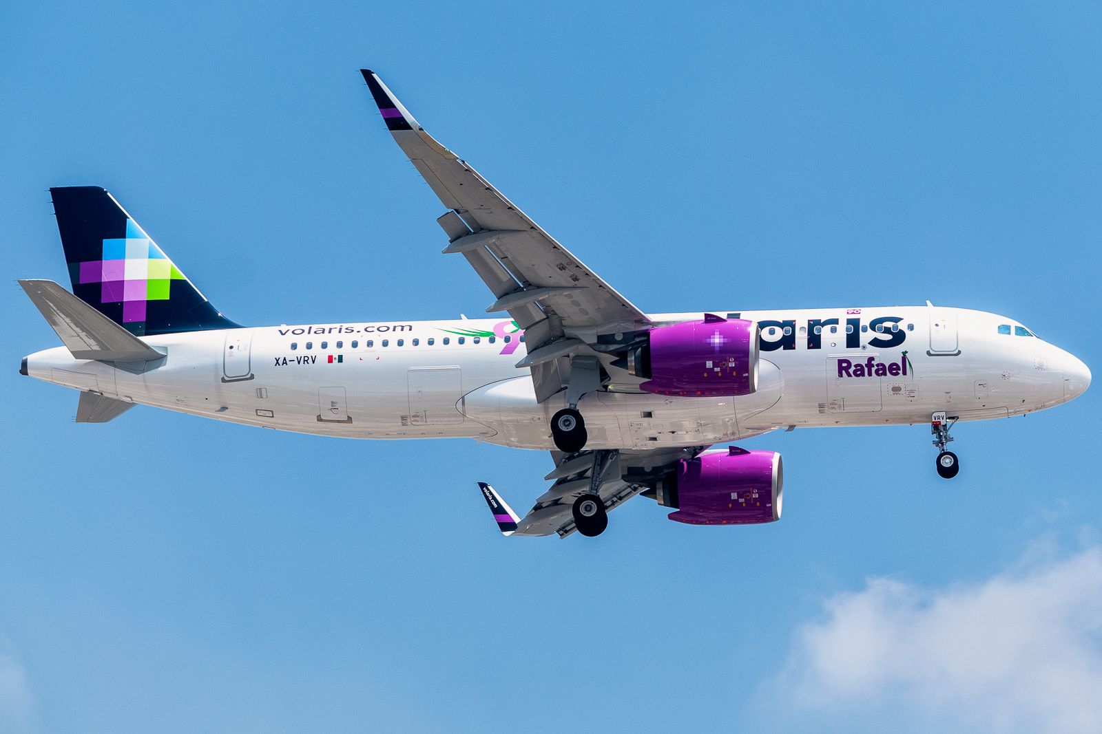 A Volaris Airbus A320neo aircraft