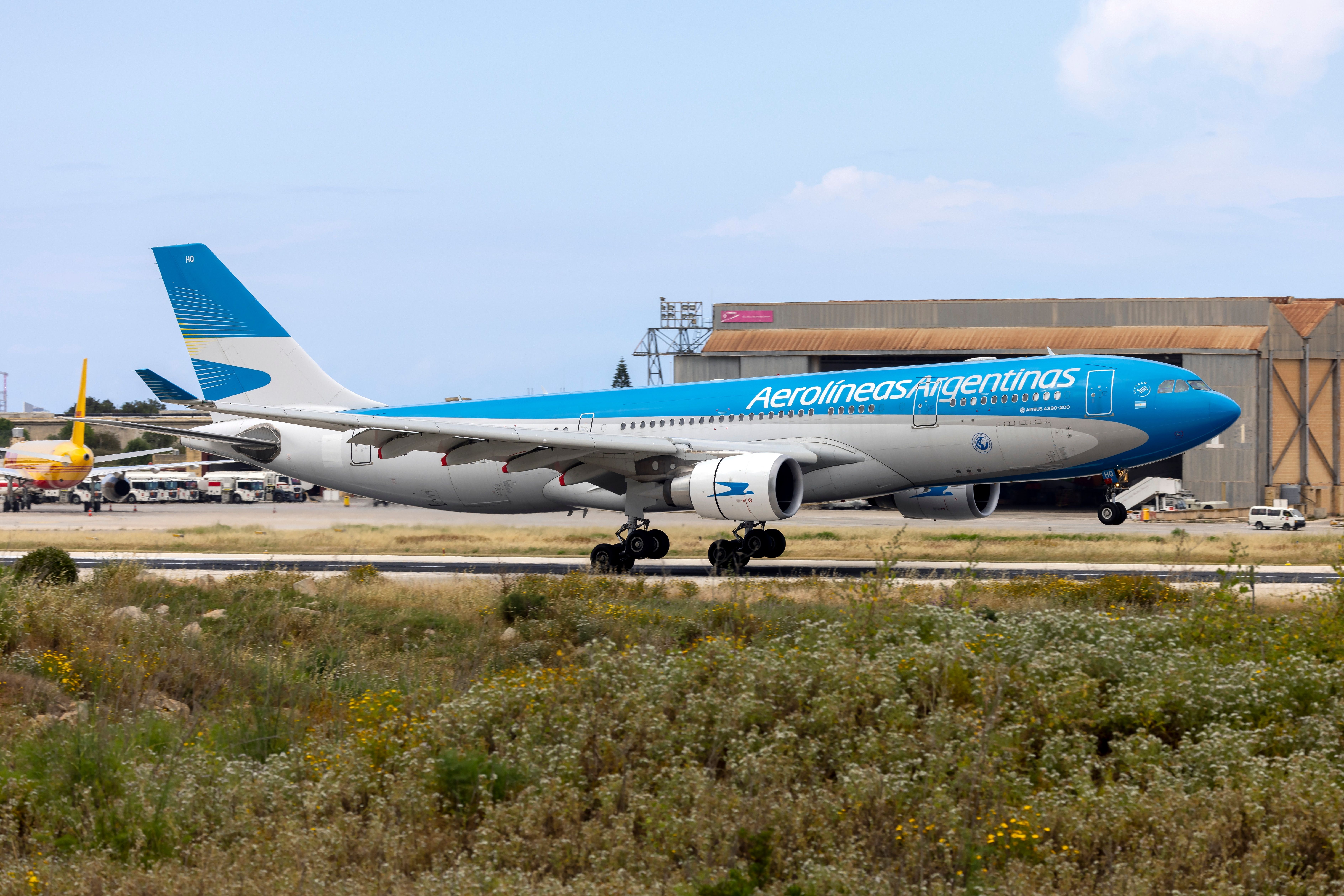 An Aerolineas Argentinas Airbus A330 