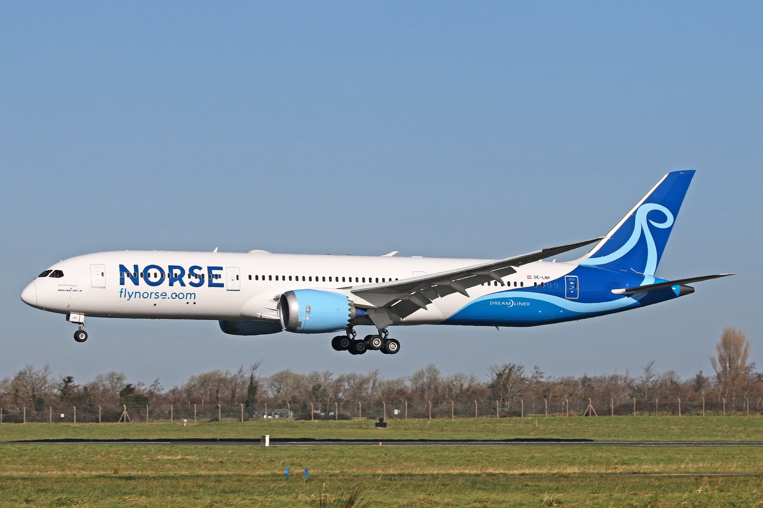 A Norse Atlantic Boeing 787-9