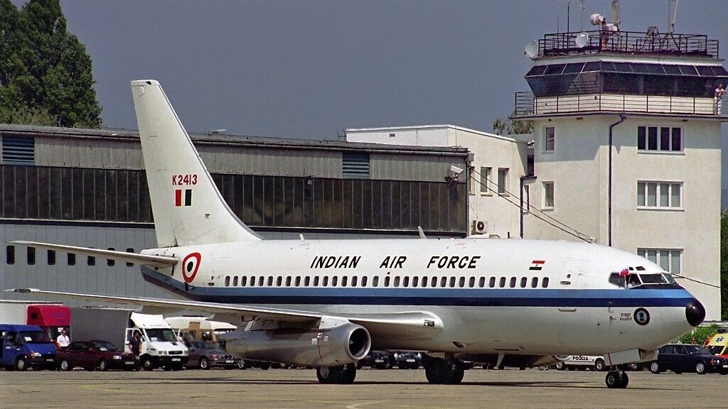 Indian Air Force Boeing 737-200 Parked In Bratislava