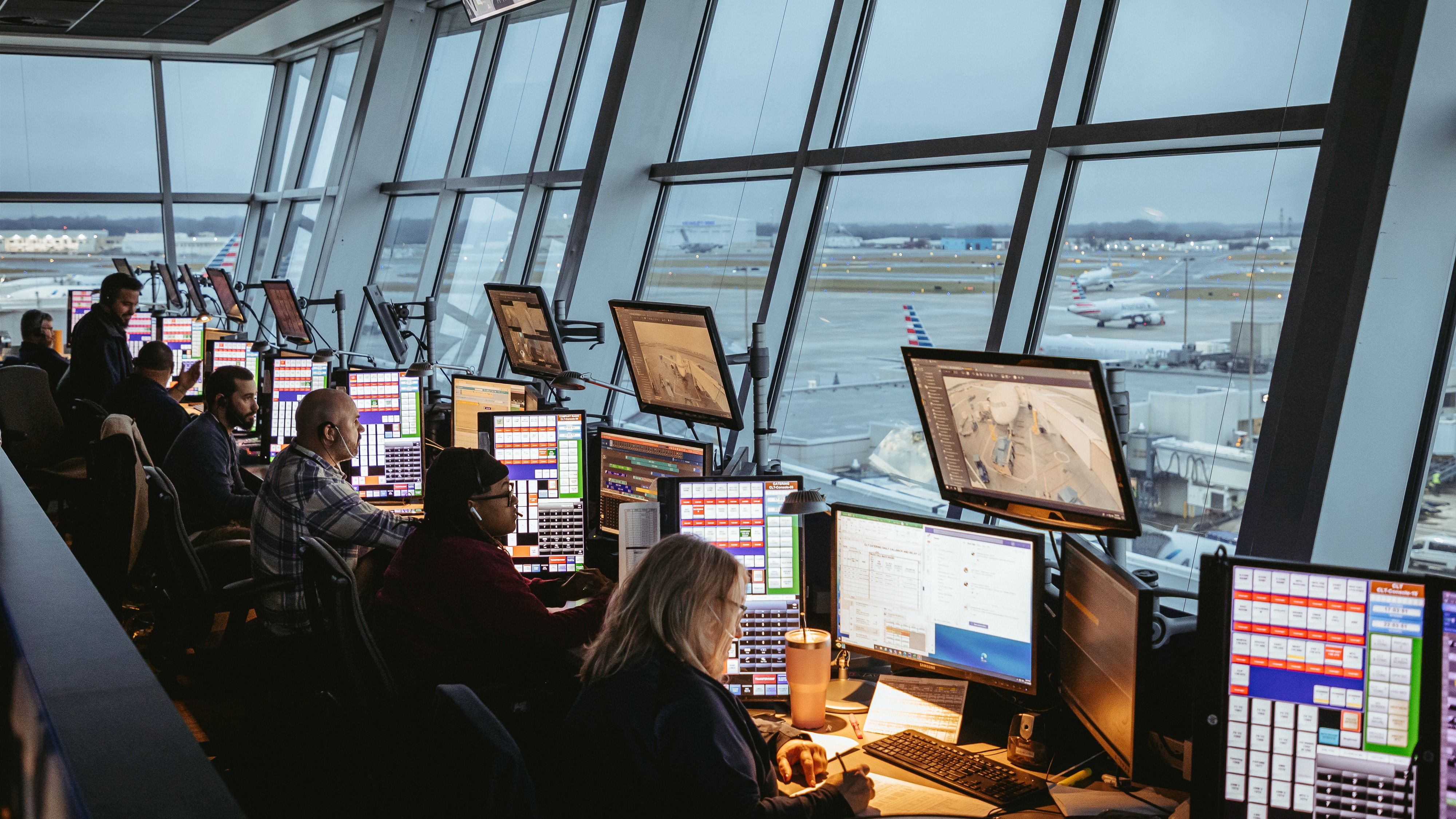 Ramp tower at Charlotte-Douglas Int'l.