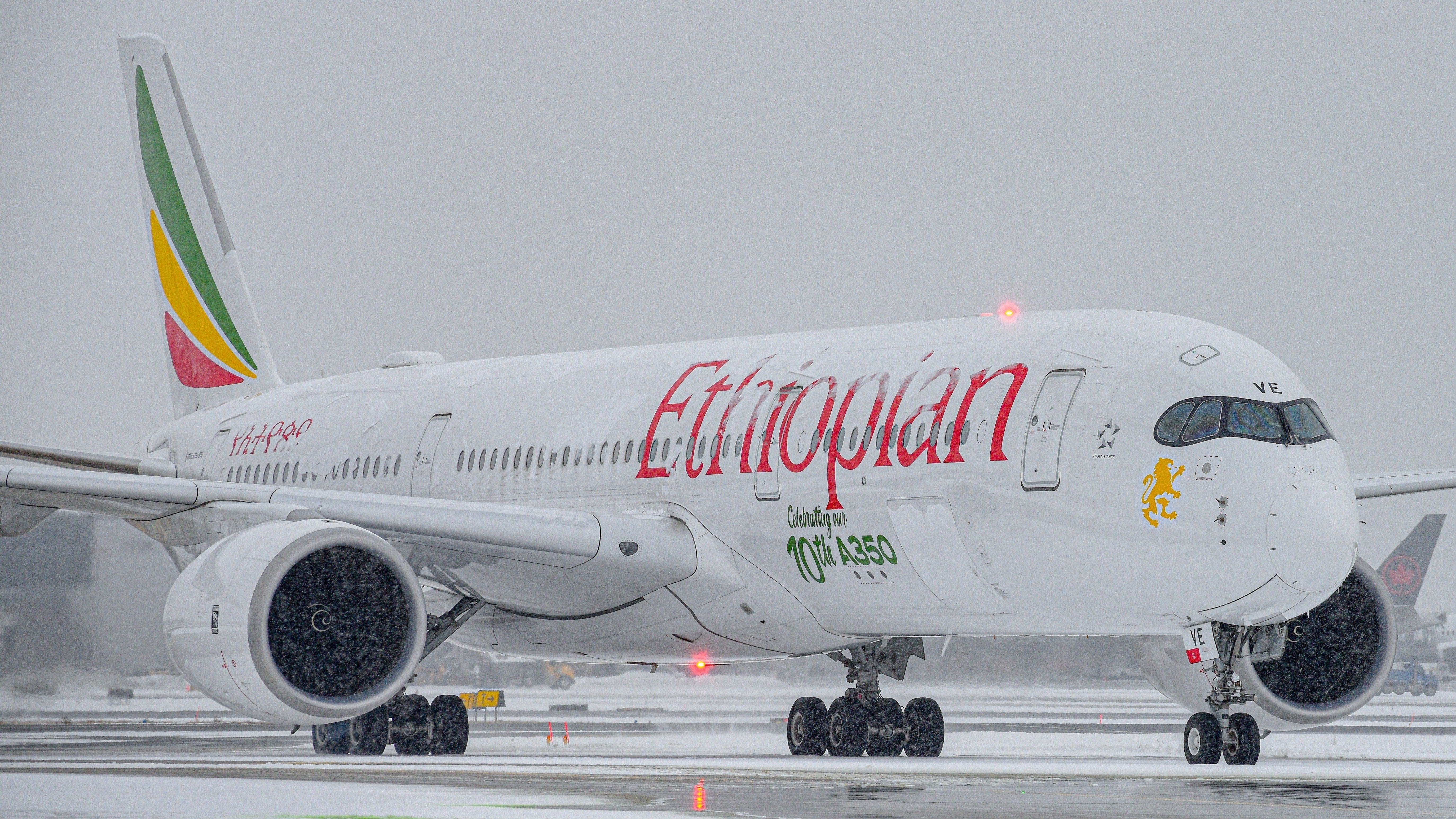 Ethiopian Airlines A350-900 in Toronto