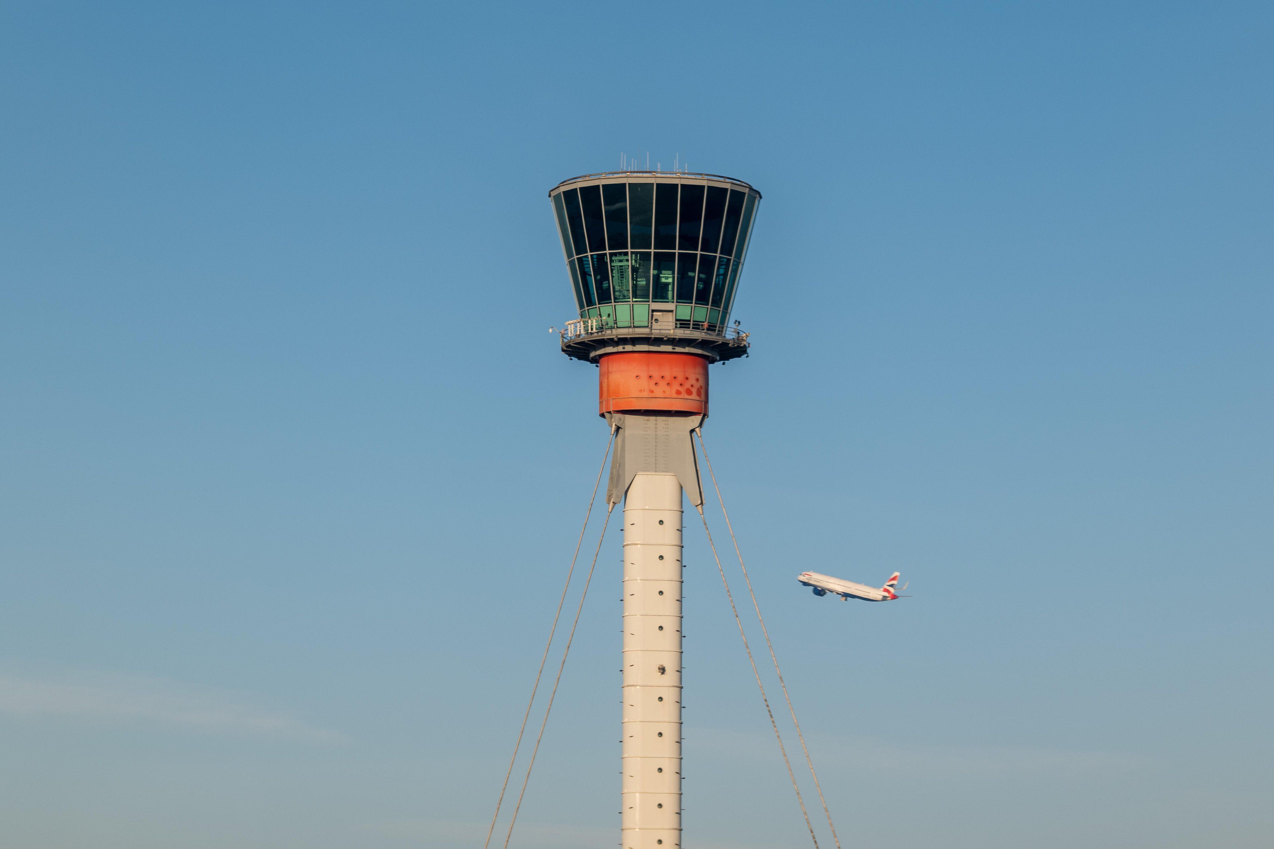 Heathrow Airport ATC Tower.