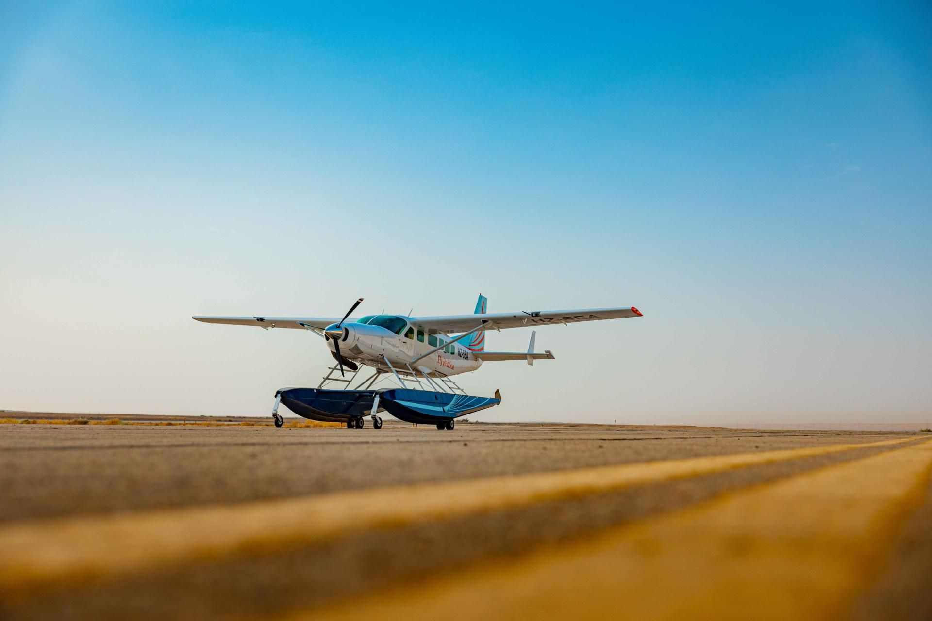 Fly Red Sea Cessna Caravan 208 Seaplane on Runway
