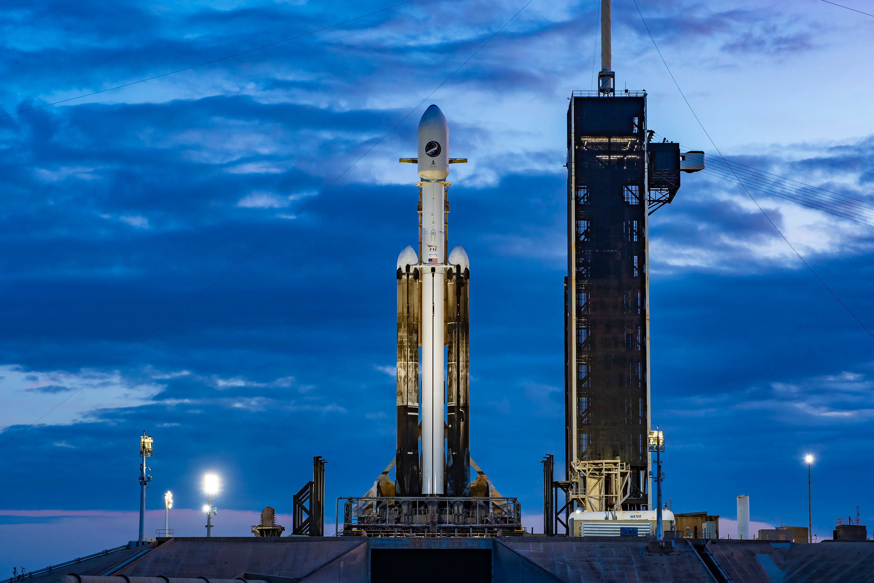 SpaceX Falcon Heavy launch.