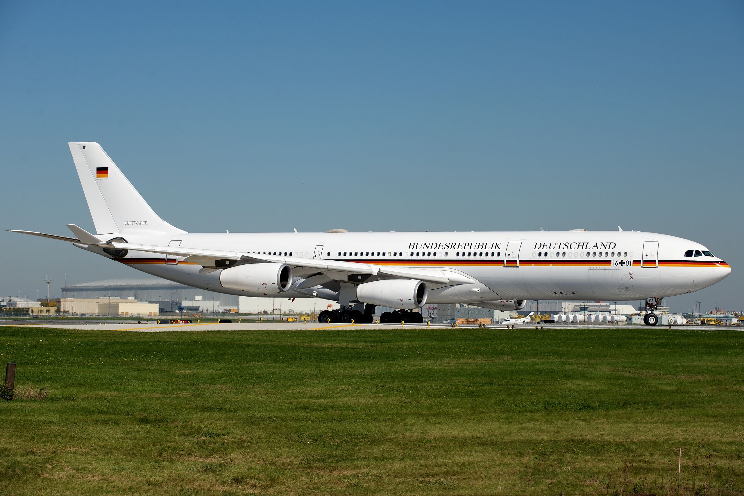 The German Air Force Airbus A340-300. 