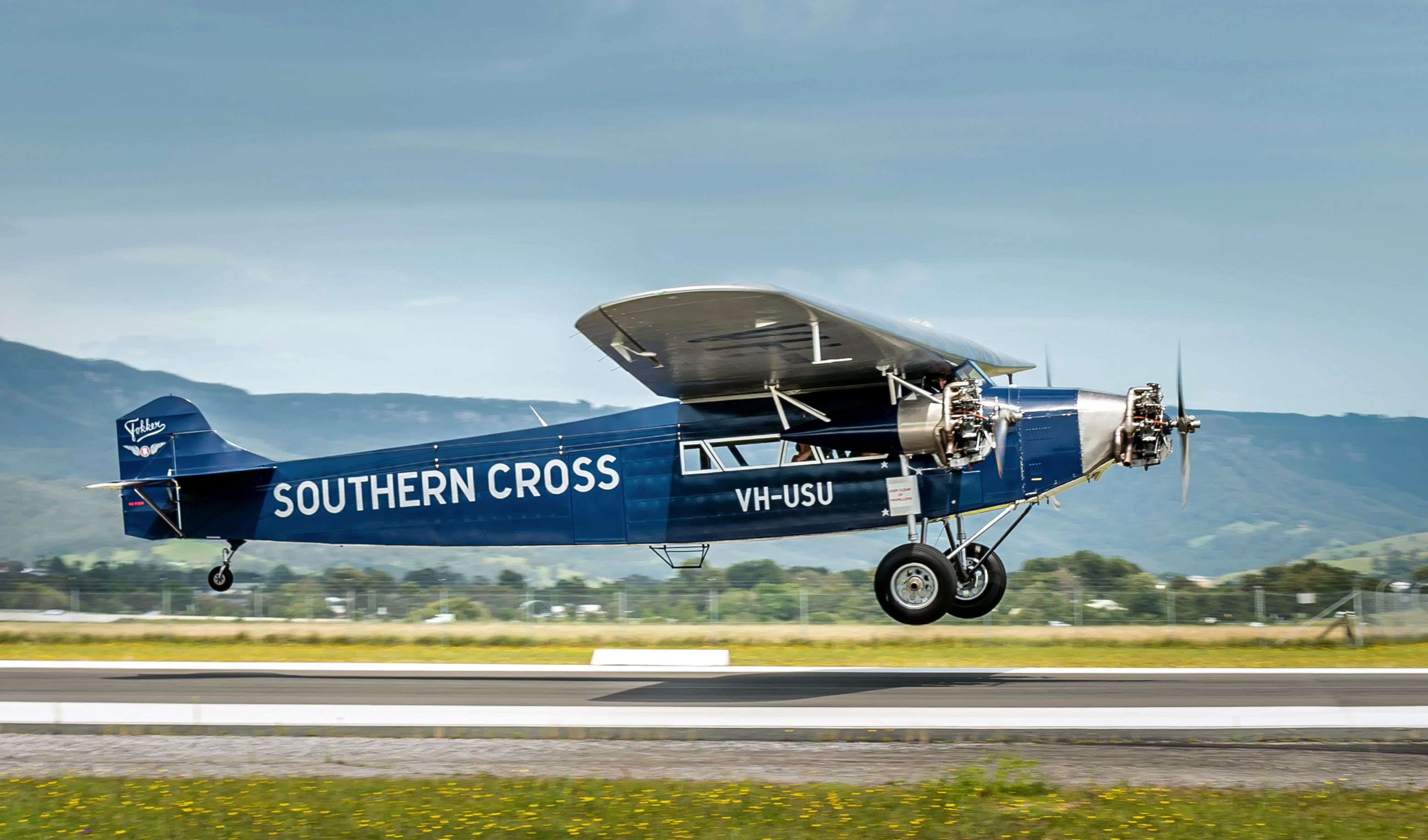 HARS Southern Cross Replica Fokker launch 2