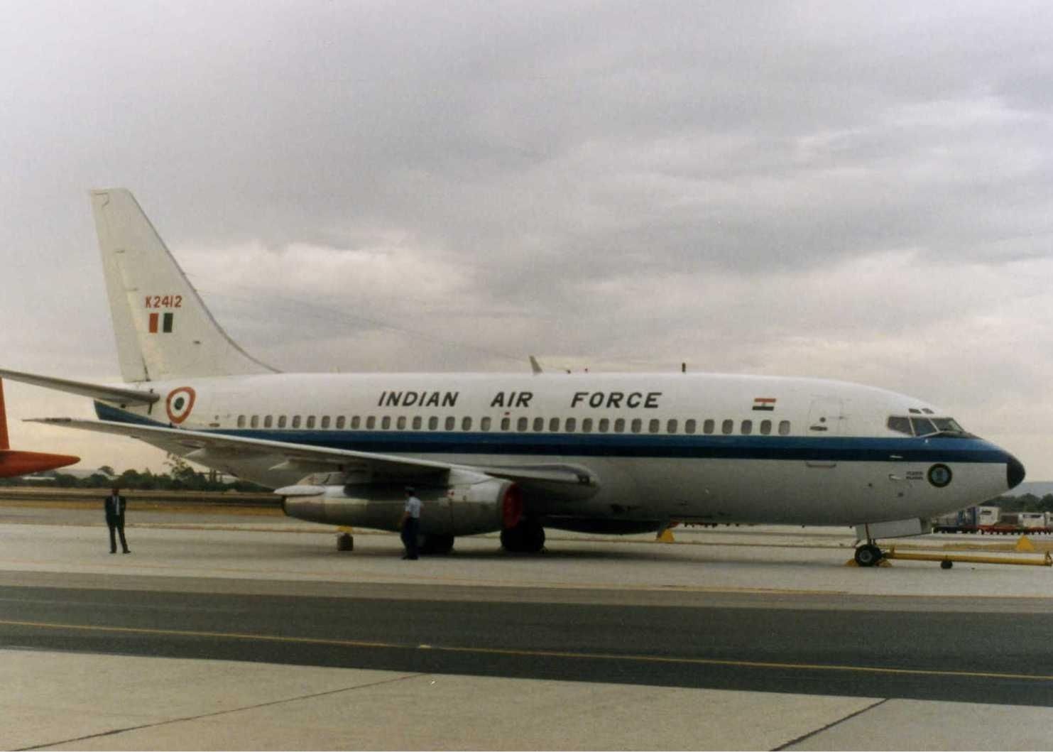 Indian Air Force Boeing 737-200 In Perth
